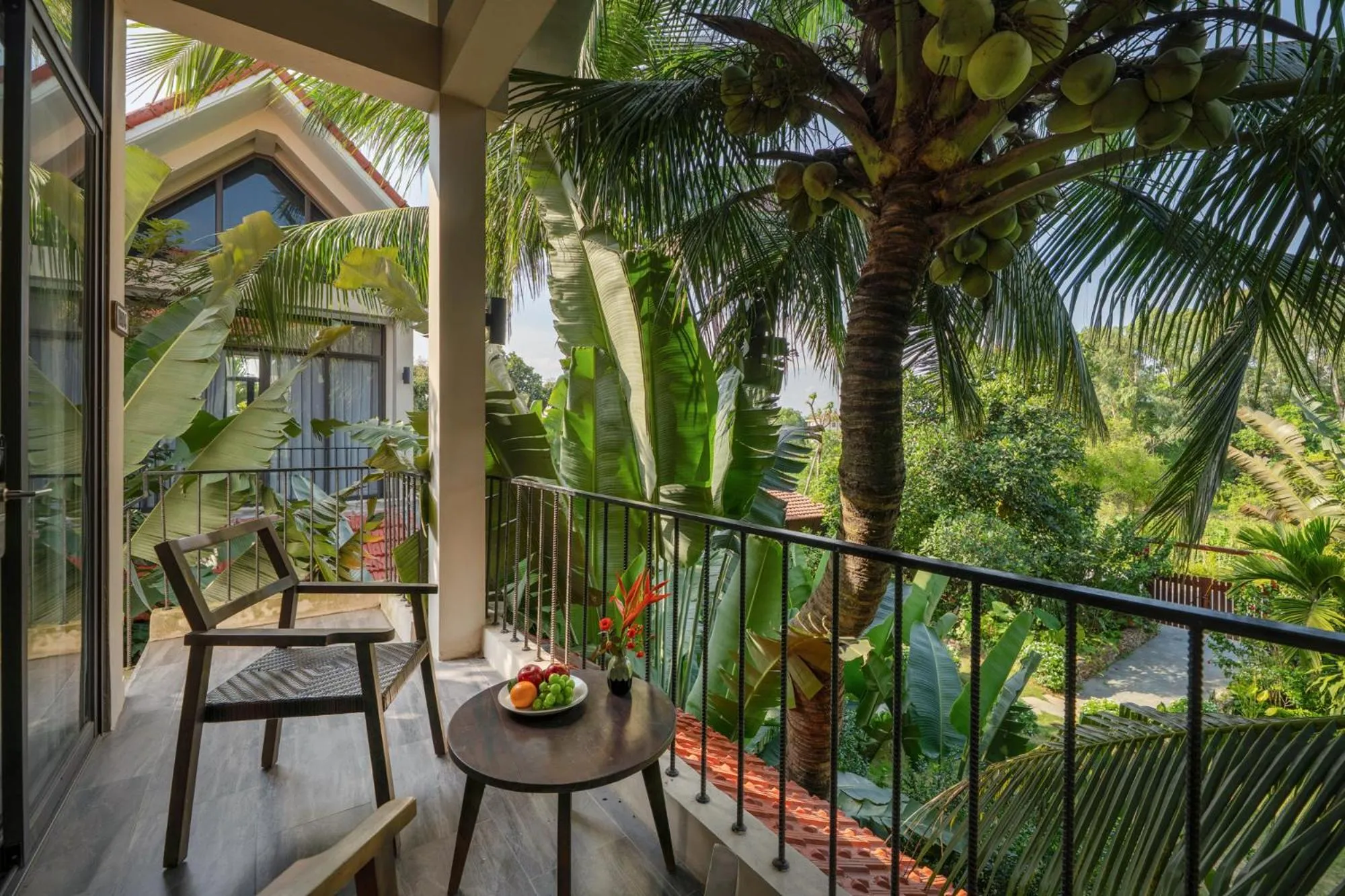 Patio in Coco Island Resort Ninh Binh