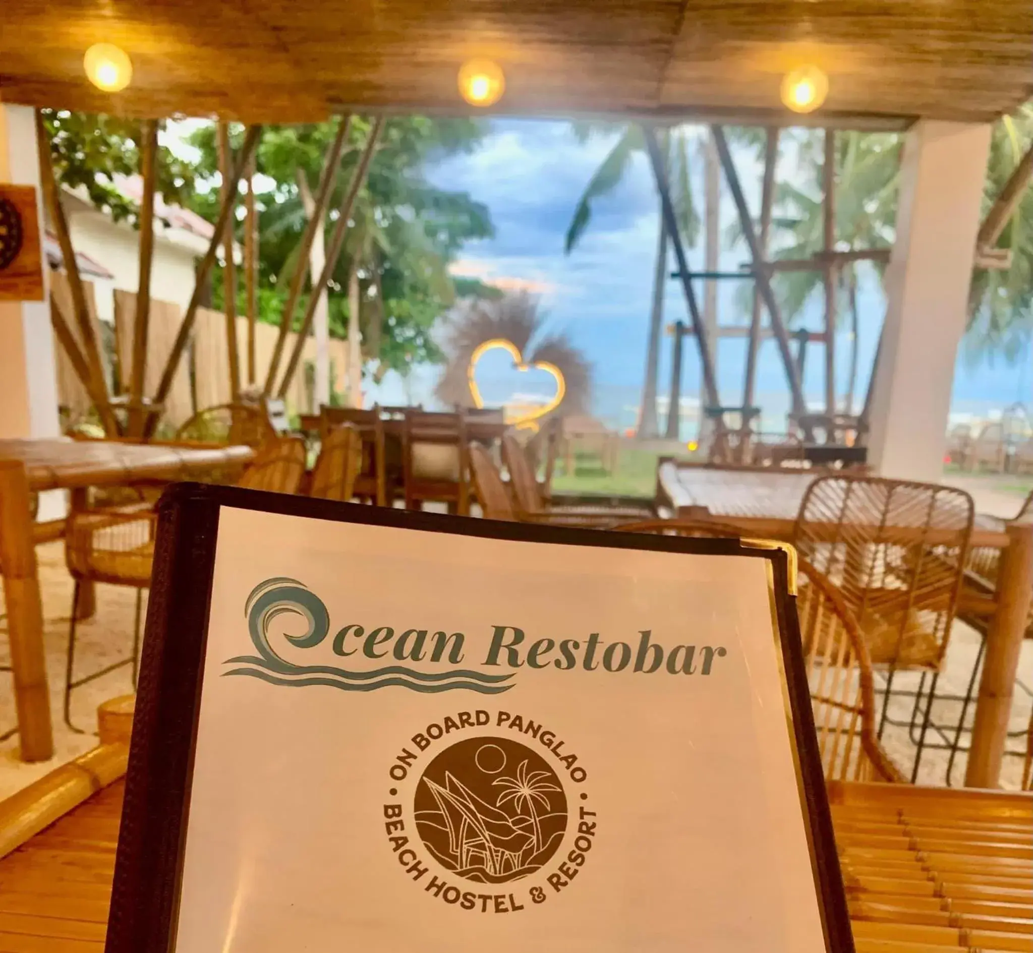 Restaurant/places to eat in On Board Panglao Beach Hostel & Resort with FREE MOTORBIKE Restaurant/places to eat in On Board Panglao Beach Hostel & Resort with FREE MOTORBIKE
