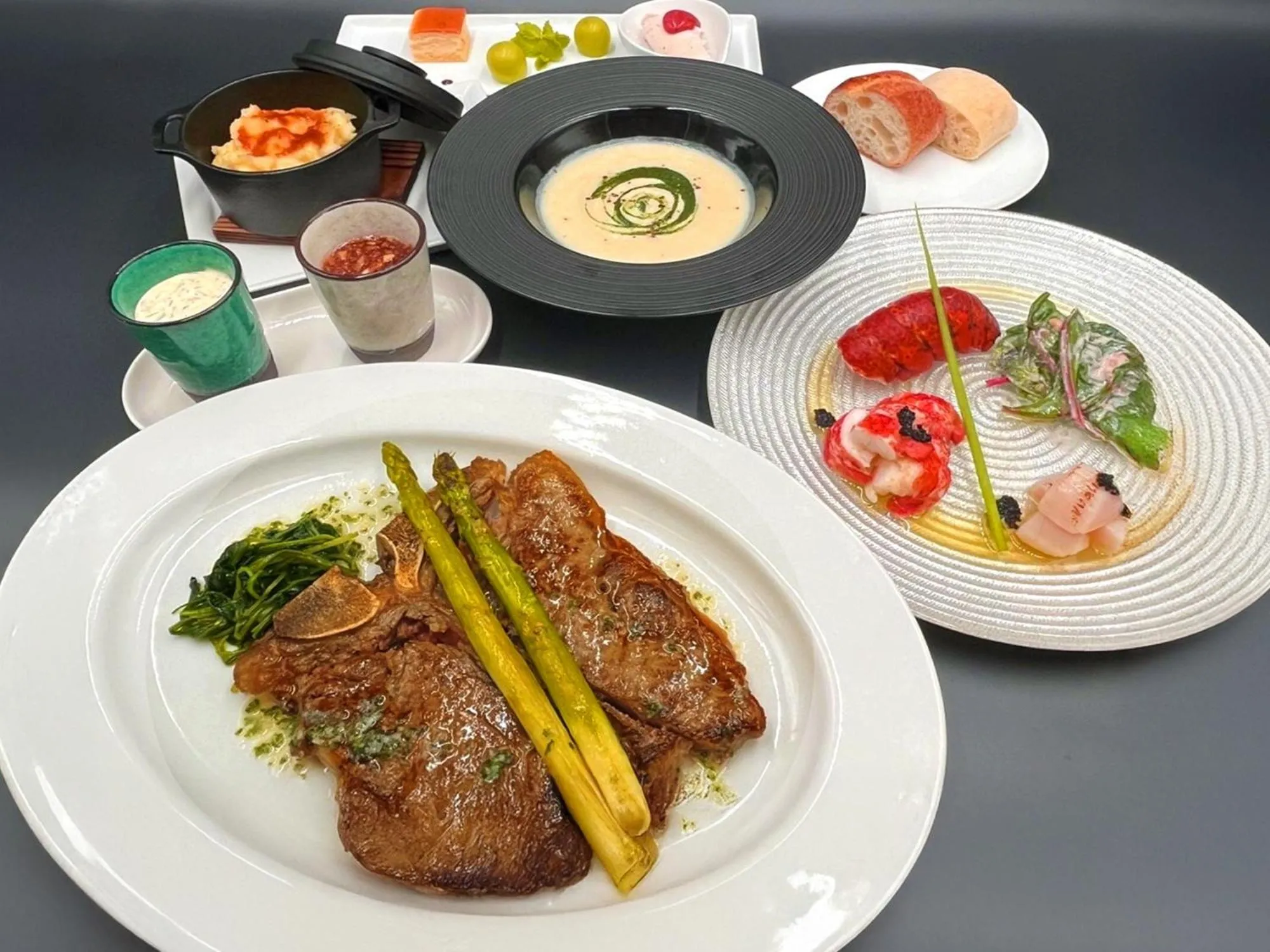 Dinner in Eau Sol Vert Karuizawa Club