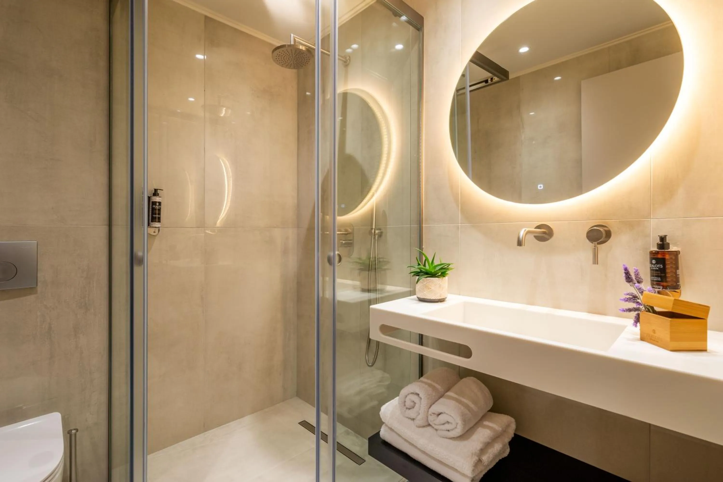 Shower in Hara Suites
