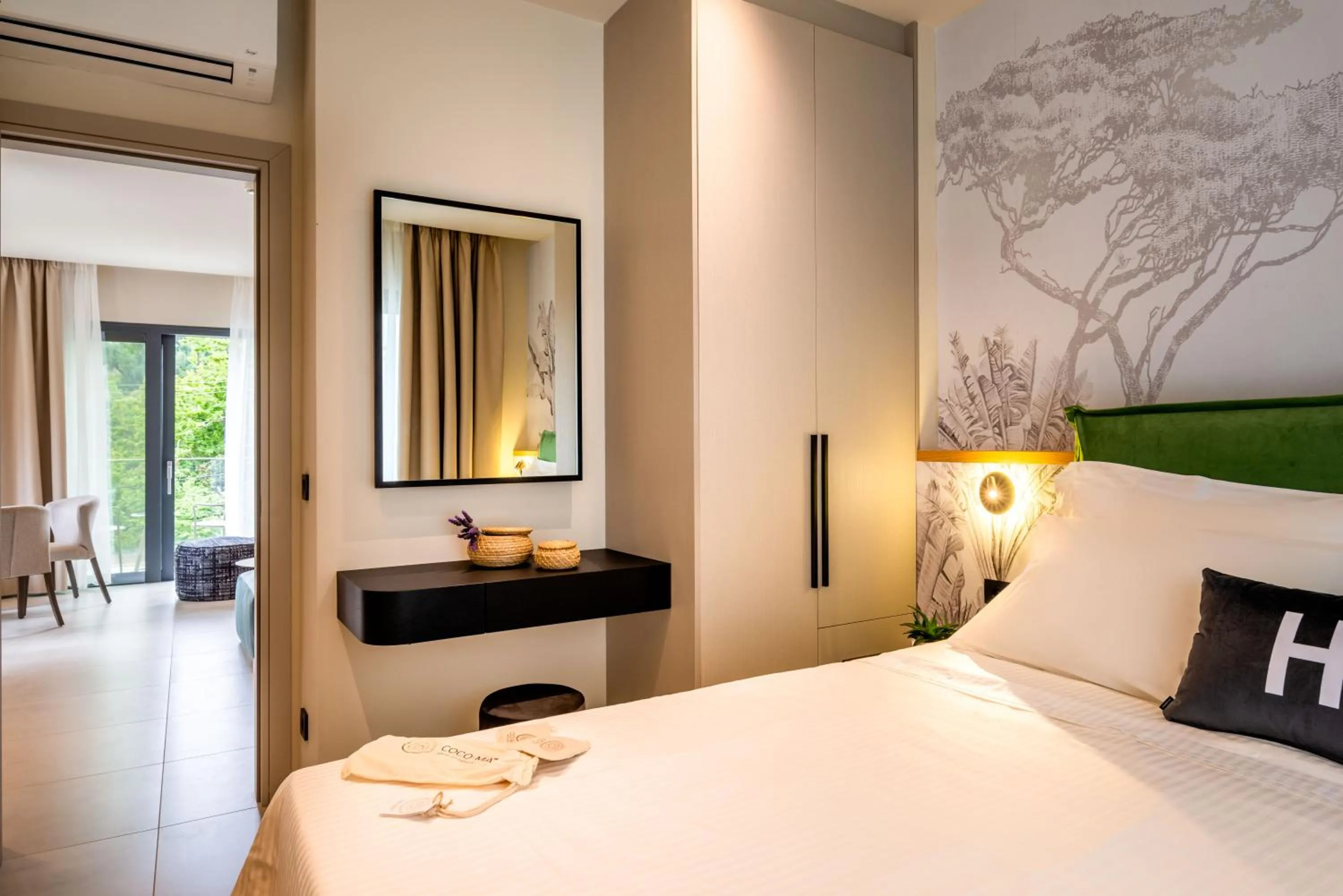 Photo of the whole room, Bed in Hara Suites