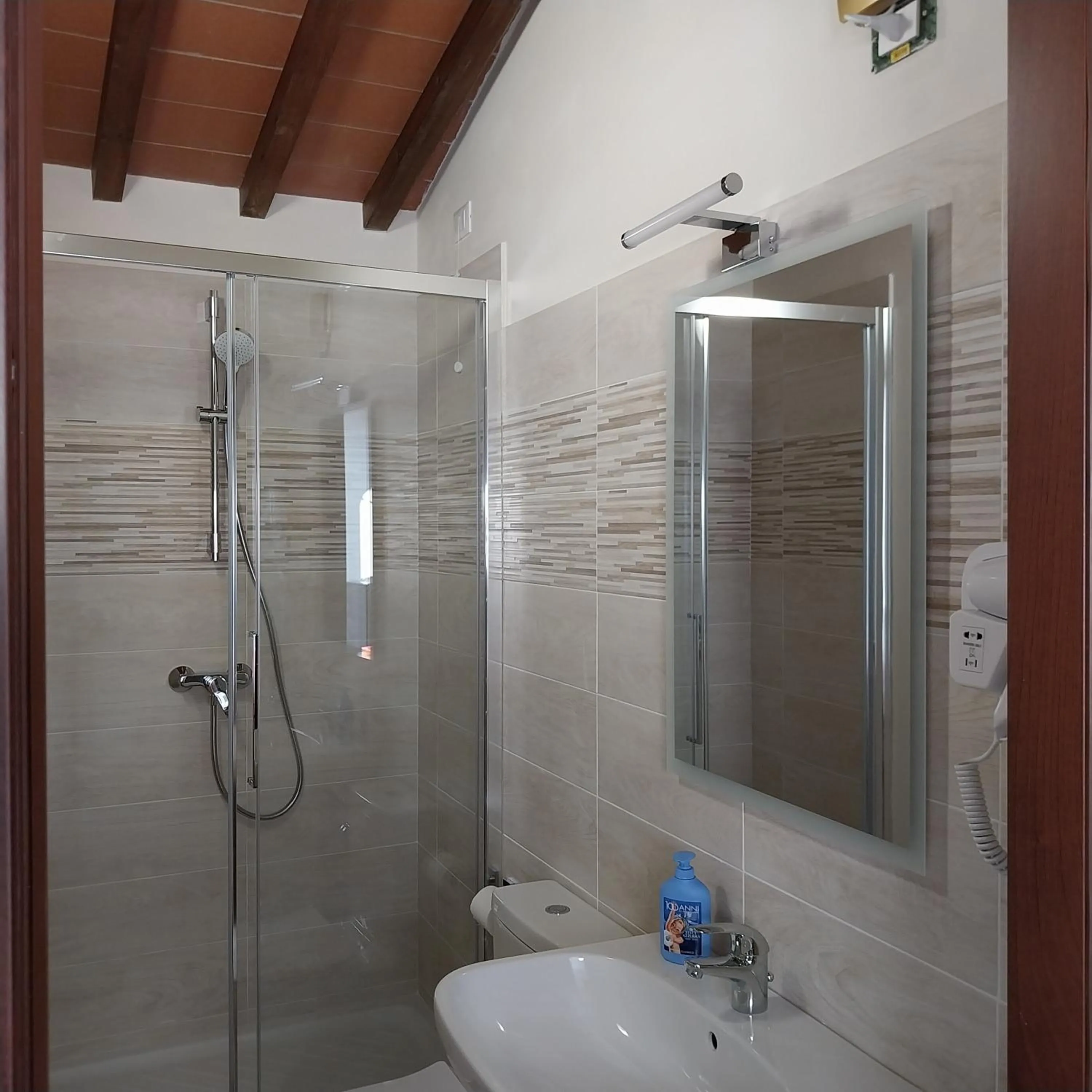 Shower in Bed&Breakfast Pianeta Benessere
