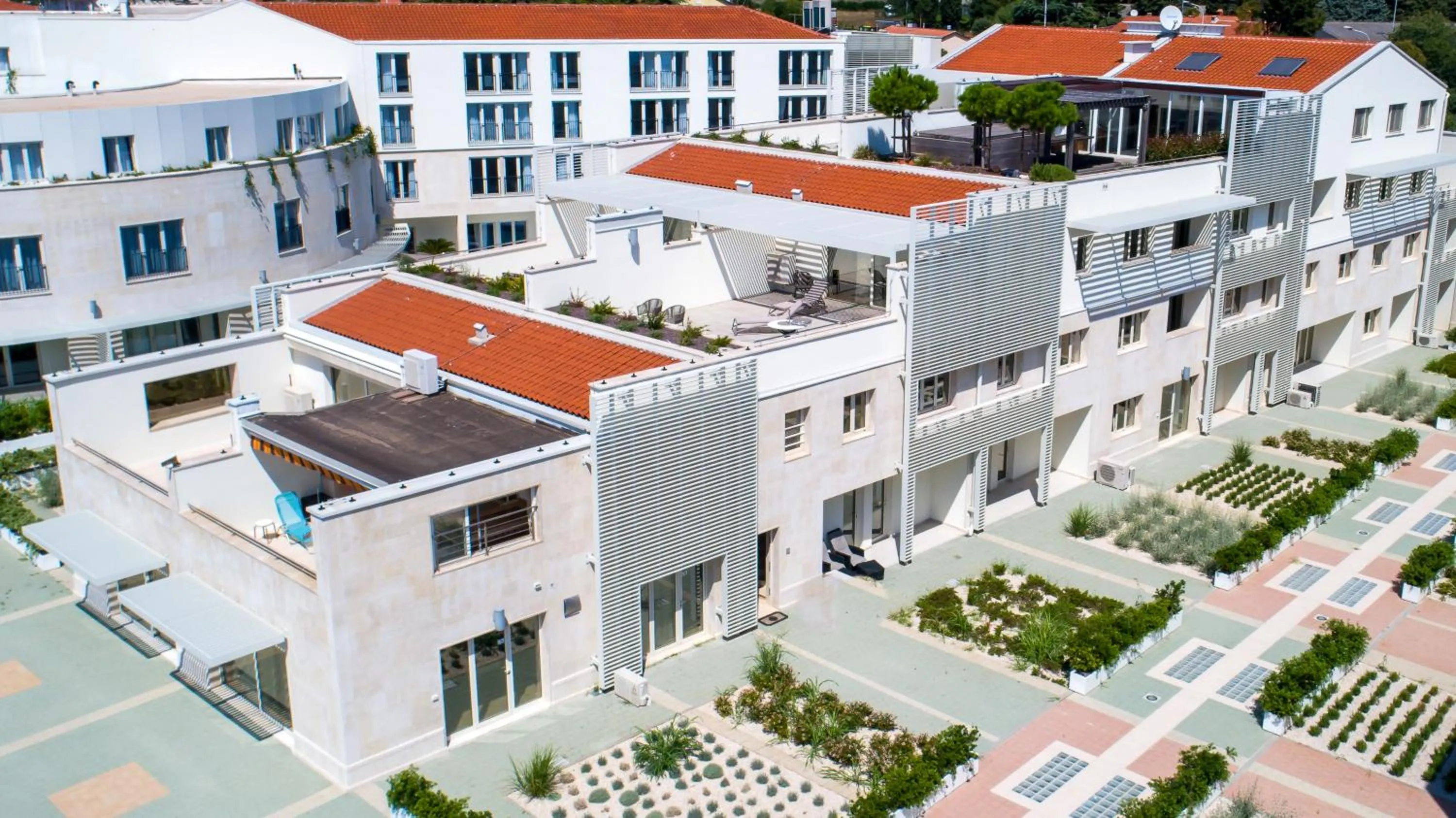 Property building in Garden Palace Marjeta Apartment with free Parking