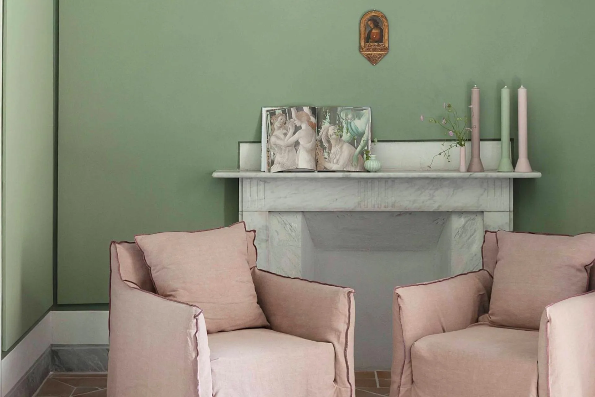 Seating area in Pieve Aldina Relais & Châteaux