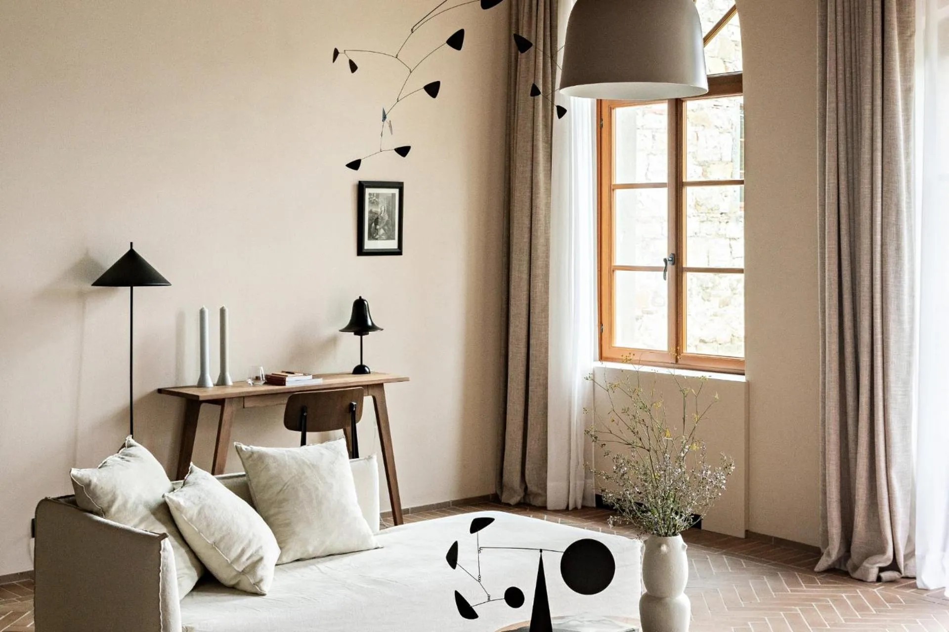 Seating area in Pieve Aldina Relais & Châteaux