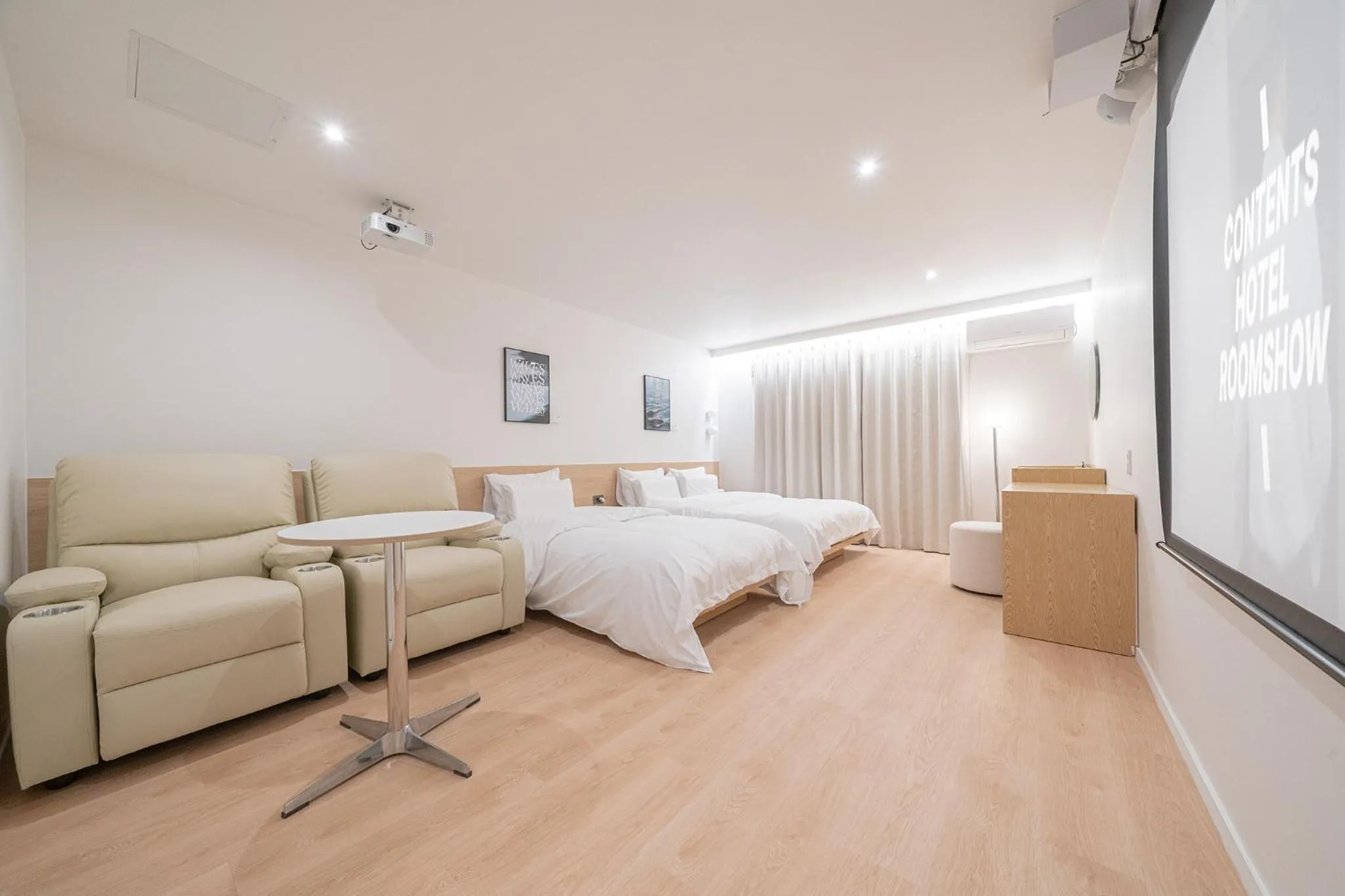 Bed in Aank Hotel Cheongju Uam 1st