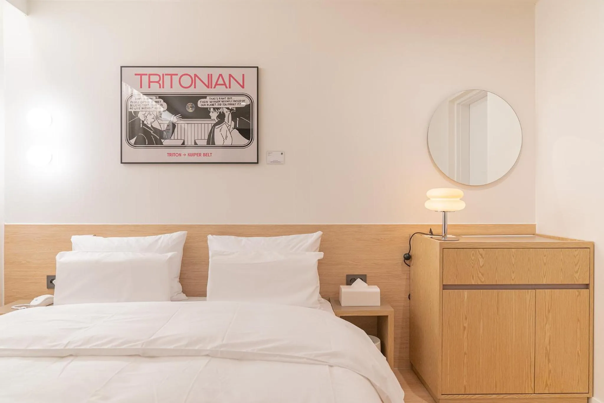 Bed in Aank Hotel Cheongju Uam 1st