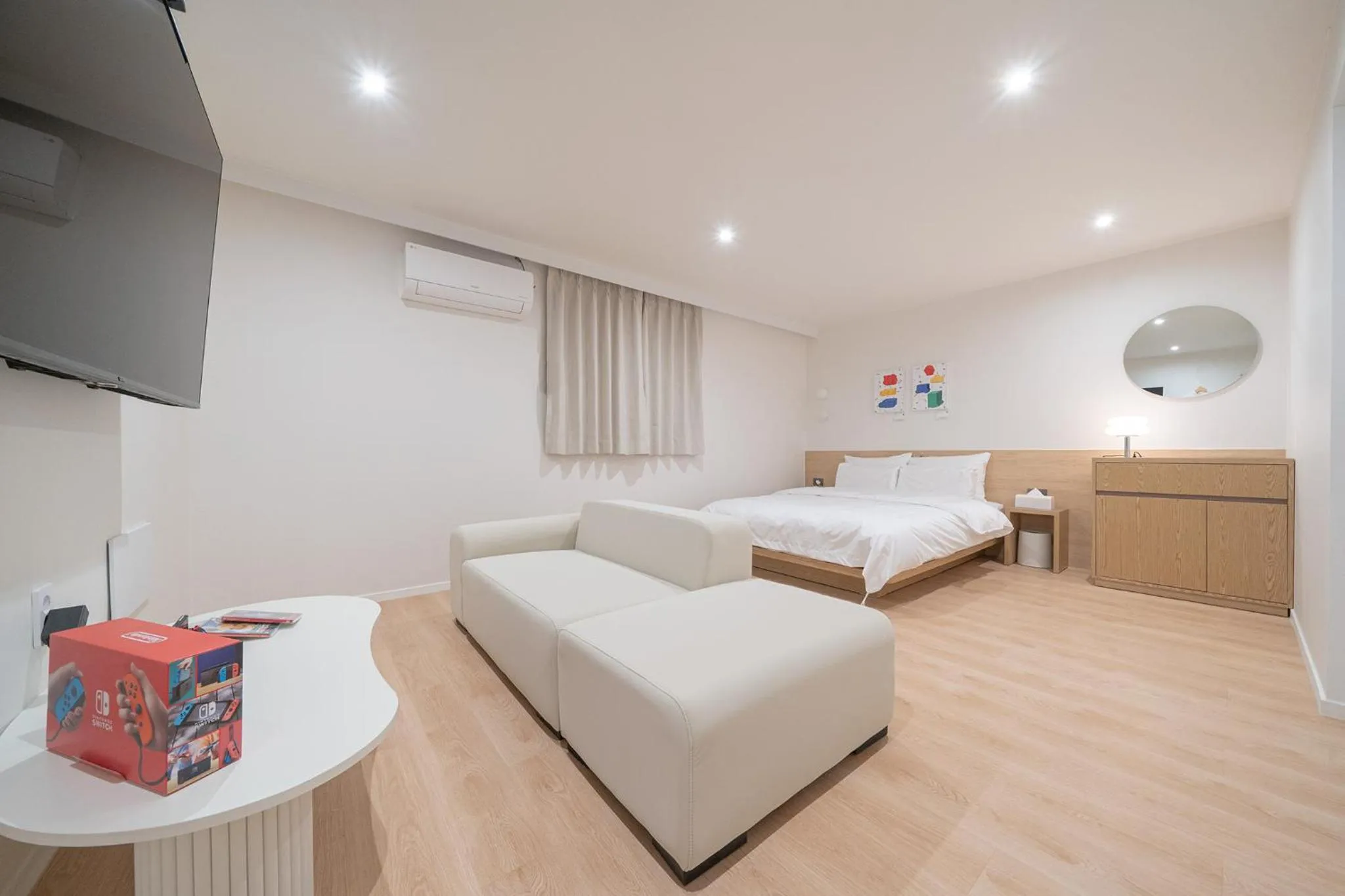 Bed in Aank Hotel Cheongju Uam 1st