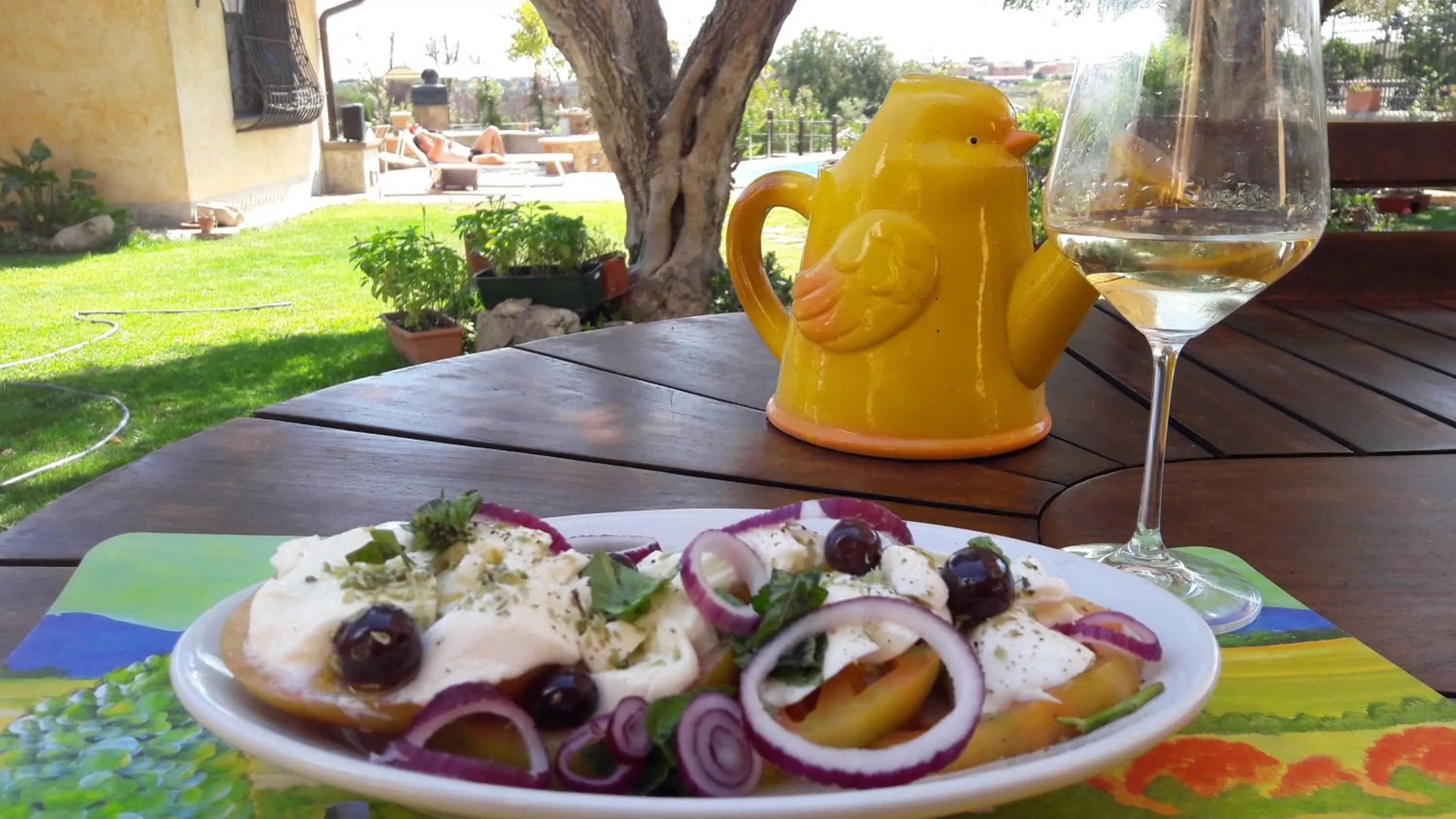 Food close-up in La Valle dei Casali B&B Green Boutique