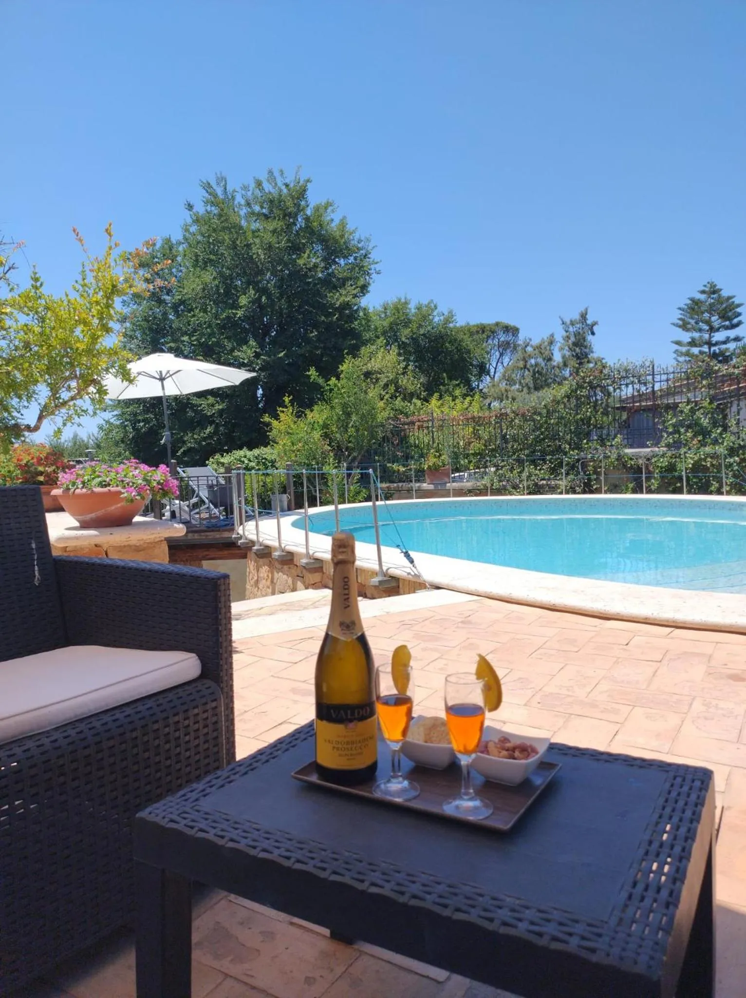 Swimming pool in La Valle dei Casali B&B Green Boutique