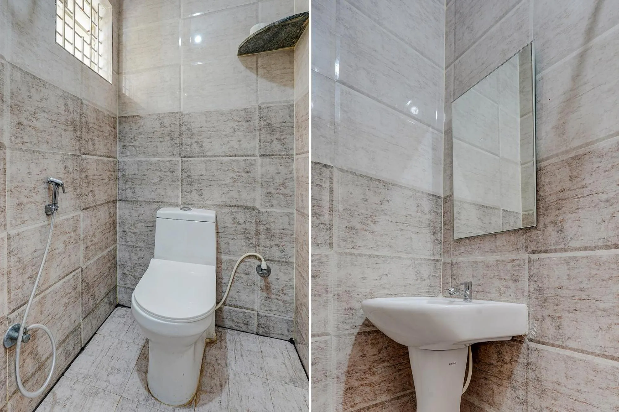 Bathroom in FabHotel Crystal Suites - Near Marathahalli Junction