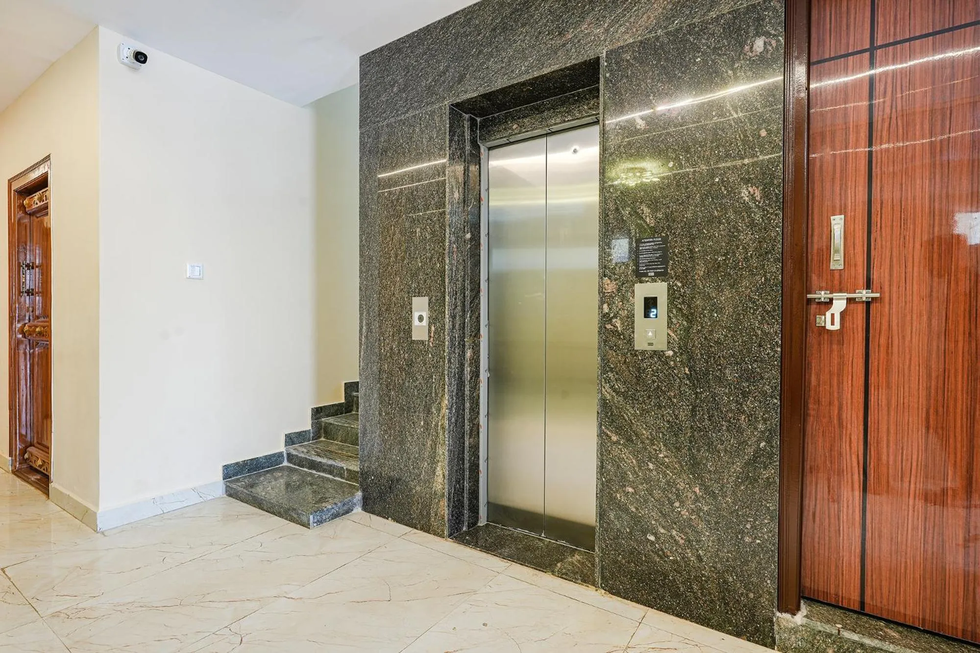 elevator in FabHotel Crystal Suites - Near Marathahalli Junction