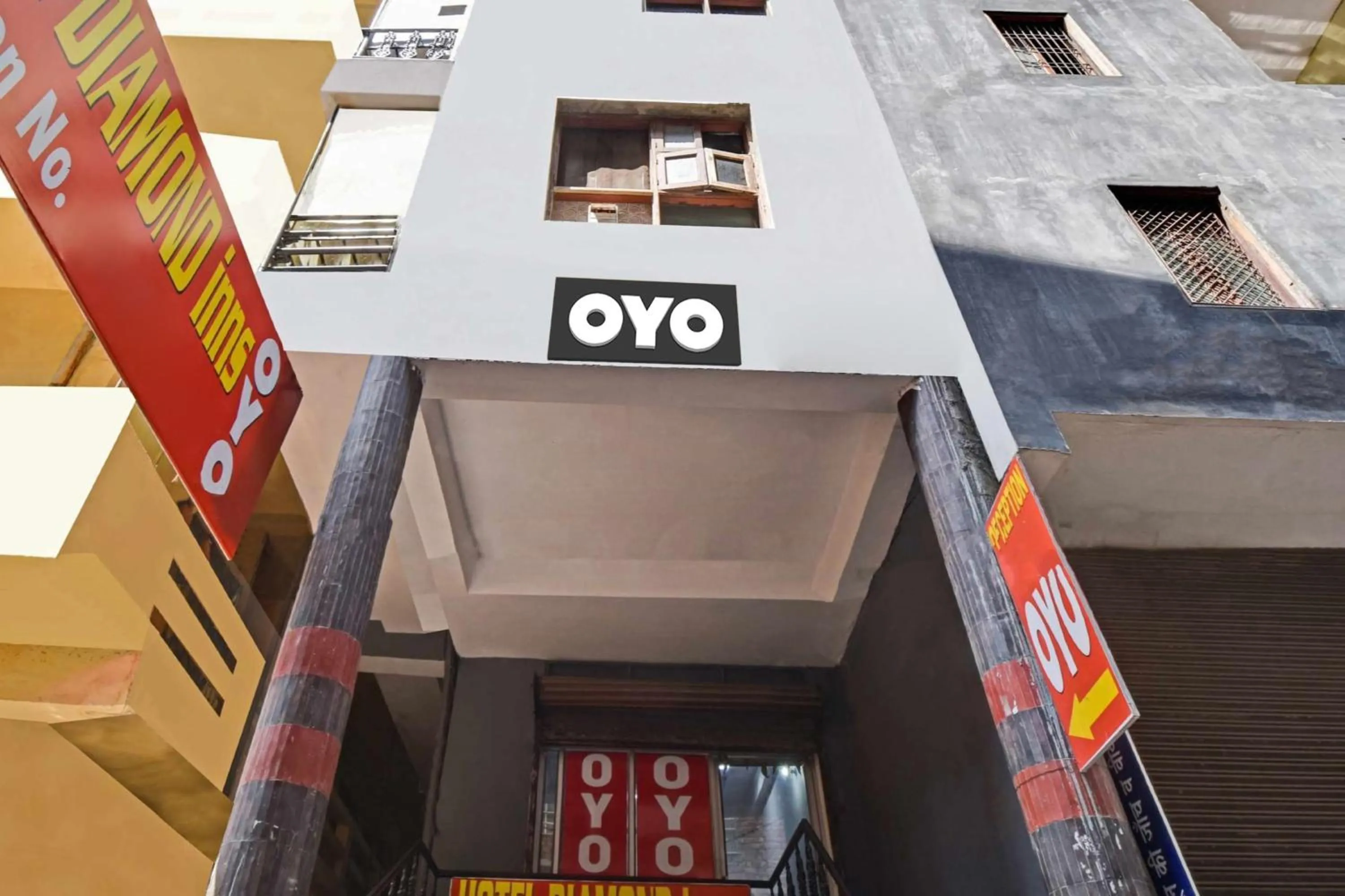 Facade/entrance in Hotel O Diamond Inns