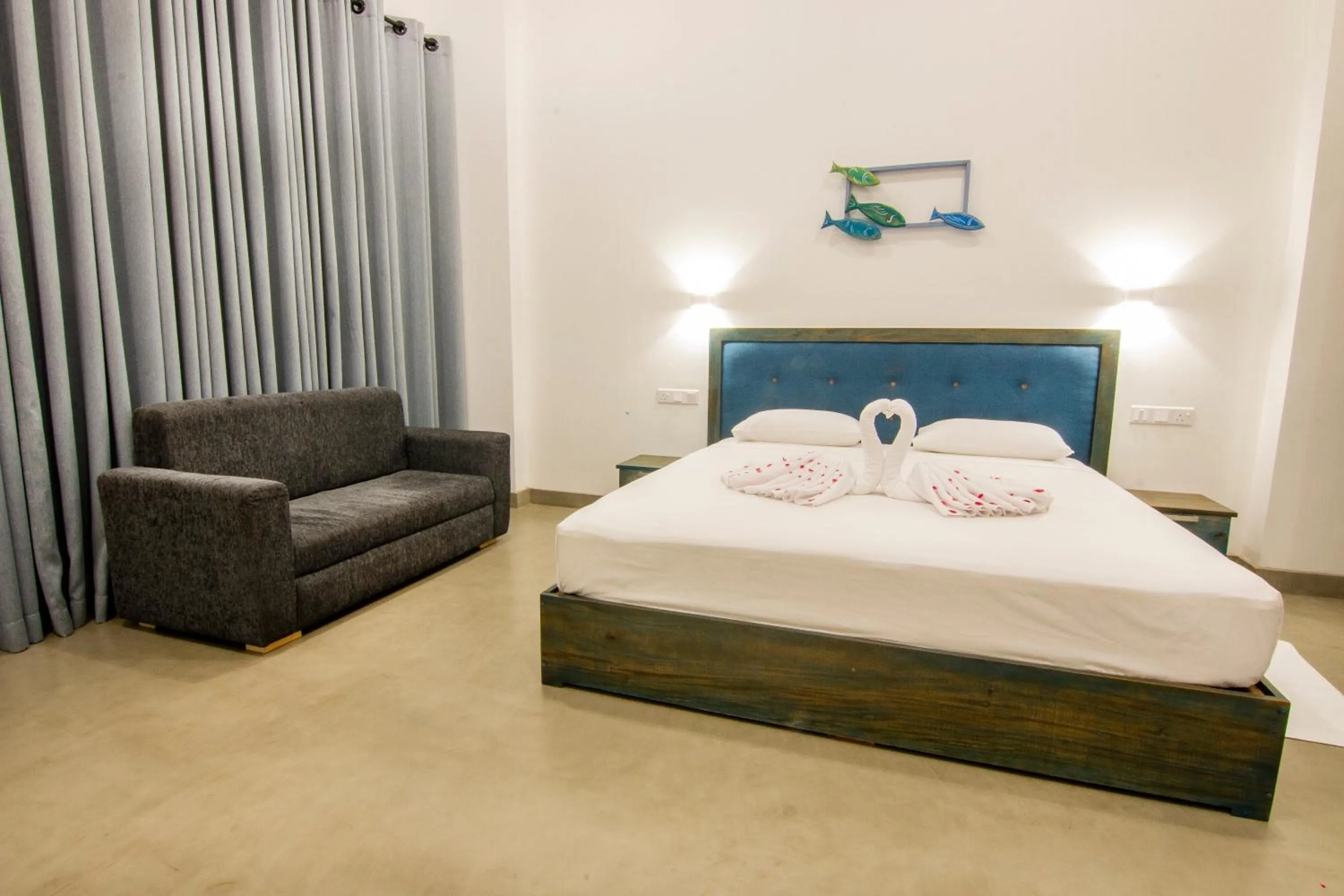 Bed in Somerset Mirissa Blue