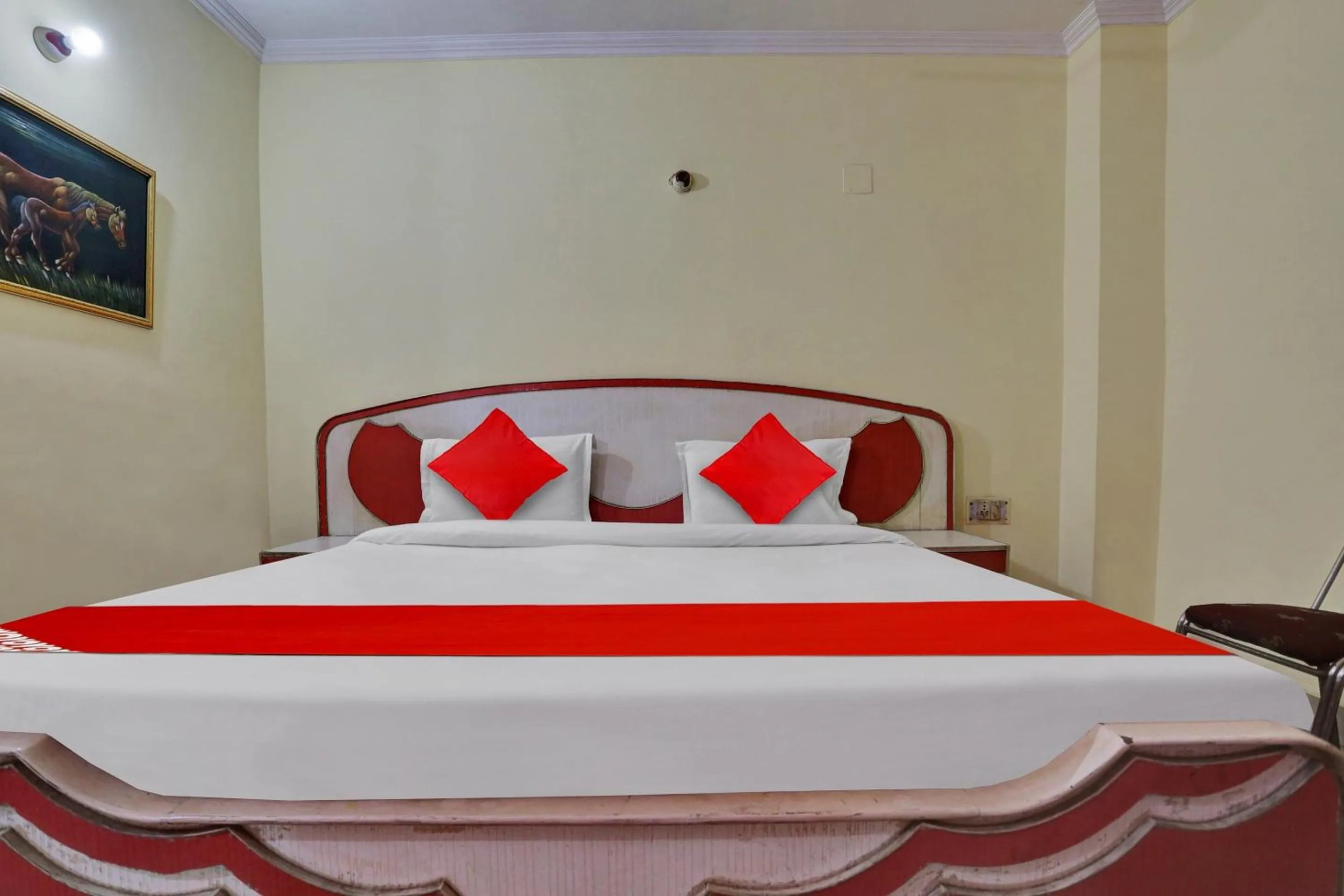 Lobby or reception, Bed in OYO 81306 Abhishek Residency