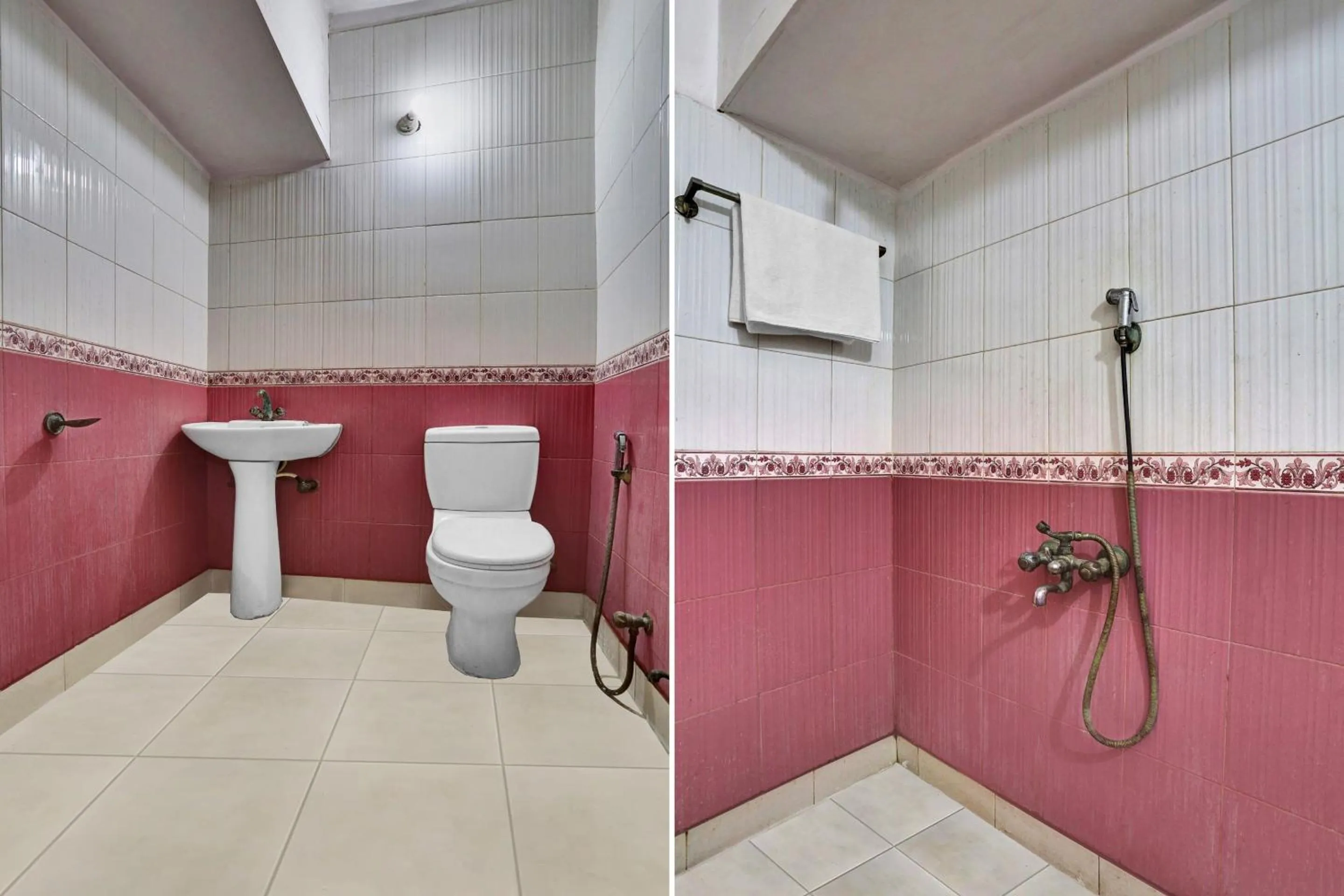 Bathroom in OYO 81306 Abhishek Residency