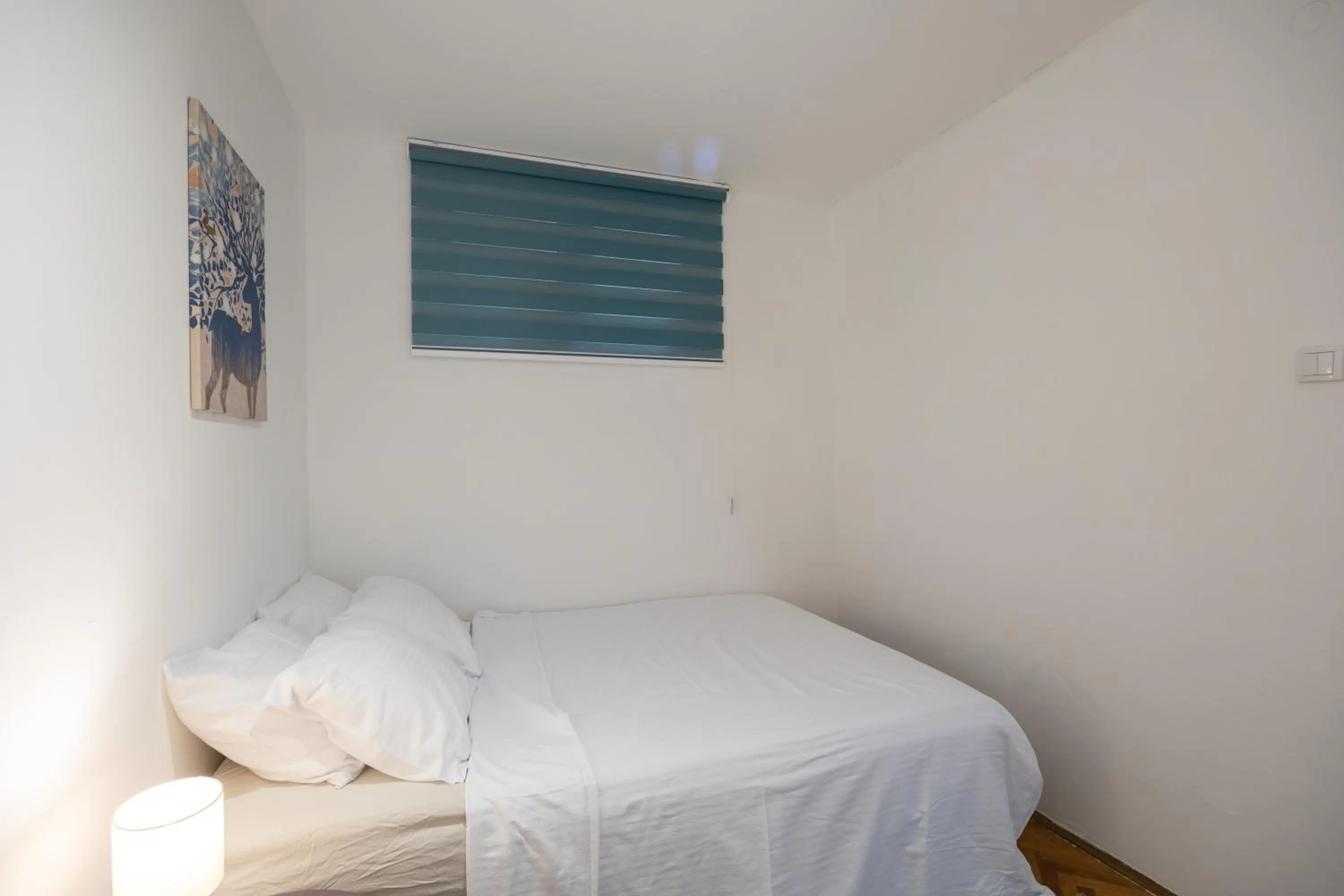 Bed in Belgrade Center Apartment III