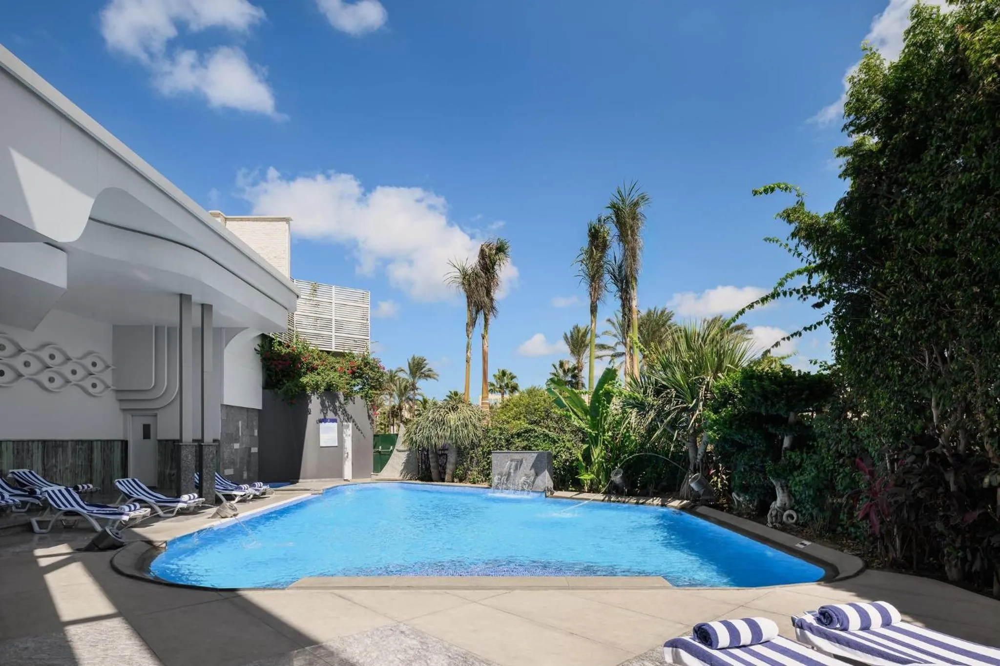 Swimming pool in Crowne Plaza Alexandria Mirage by IHG