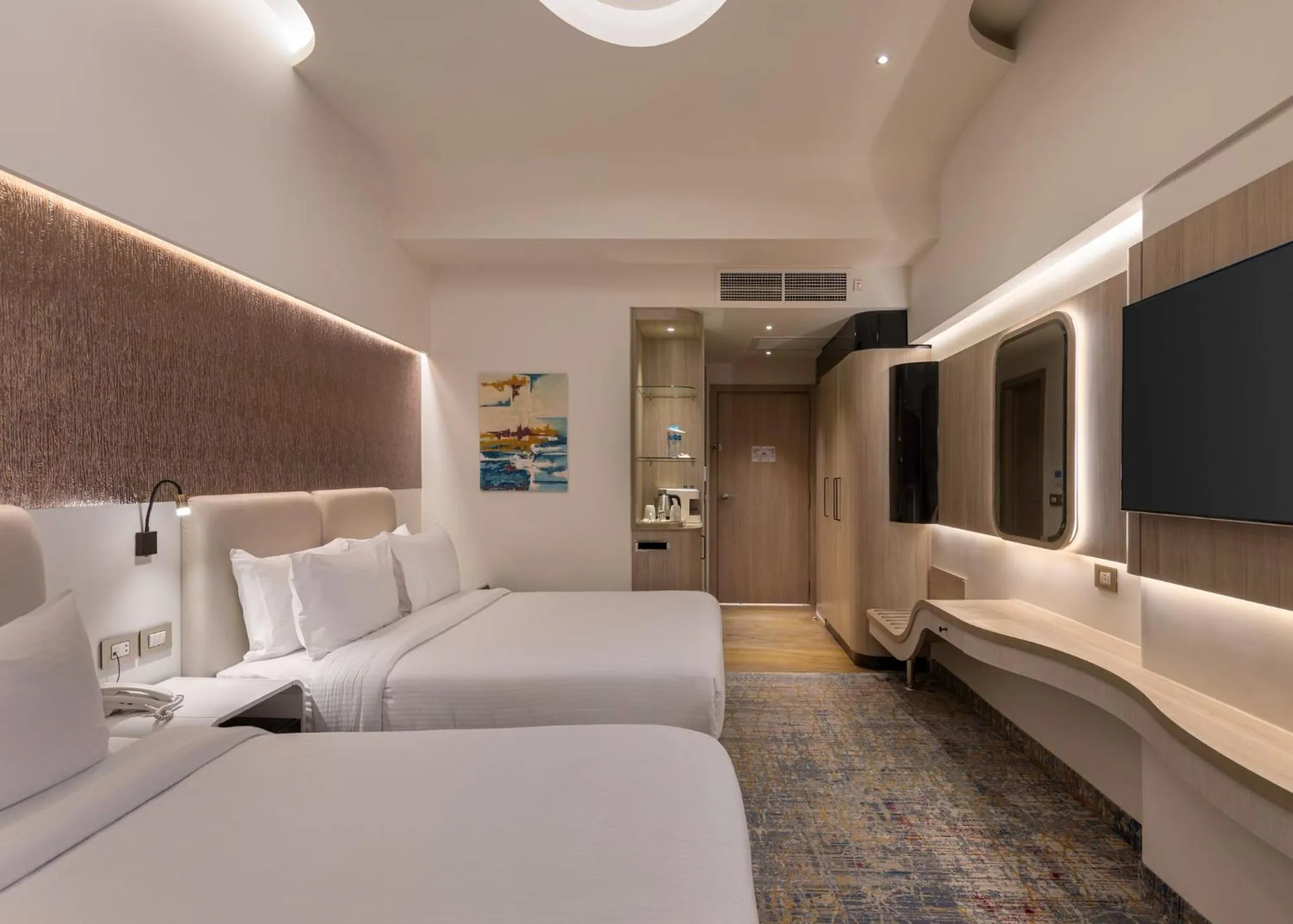 Photo of the whole room, Bed in Crowne Plaza Alexandria Mirage by IHG