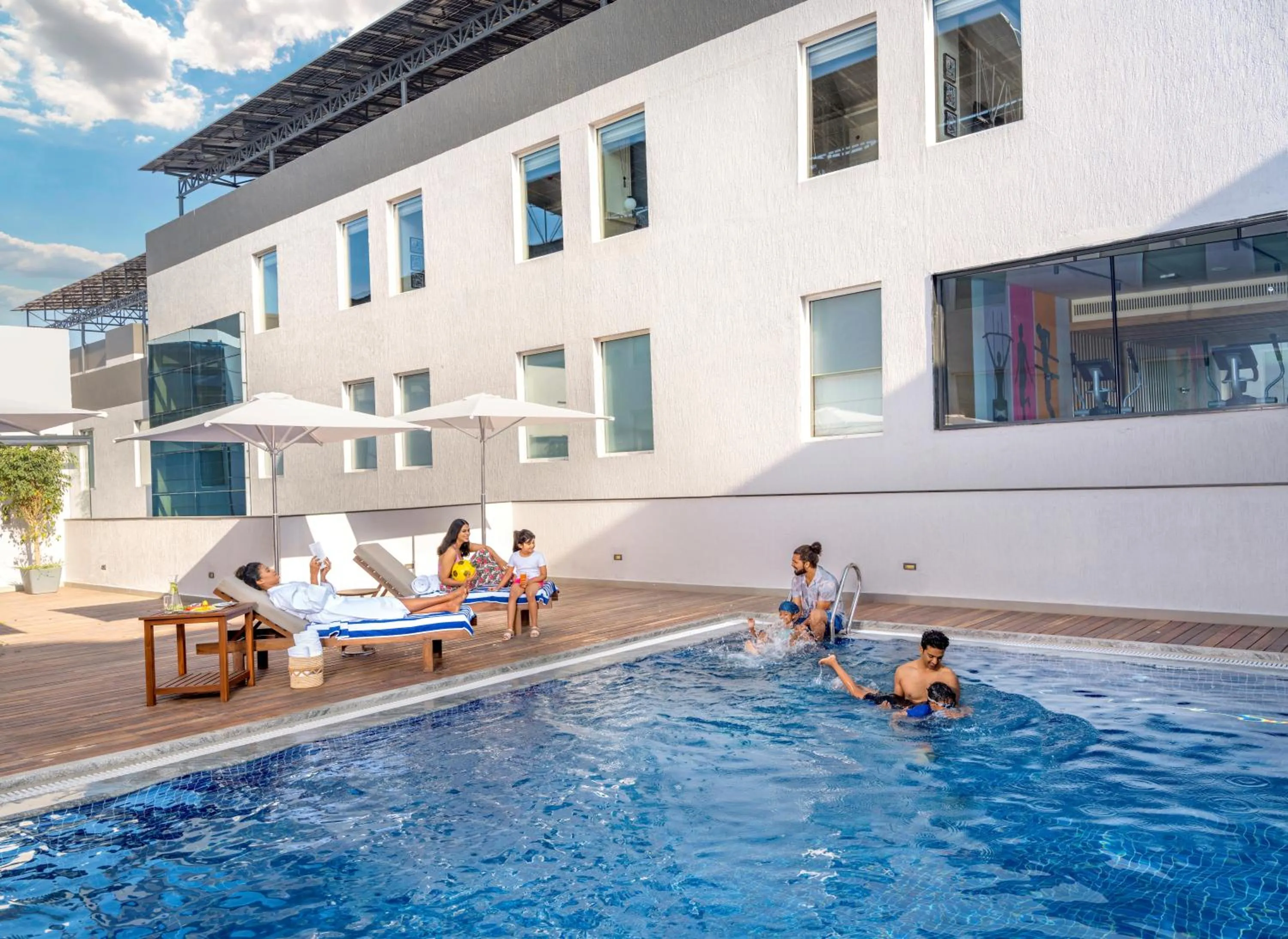 Fitness centre/facilities in O by Tamara Coimbatore