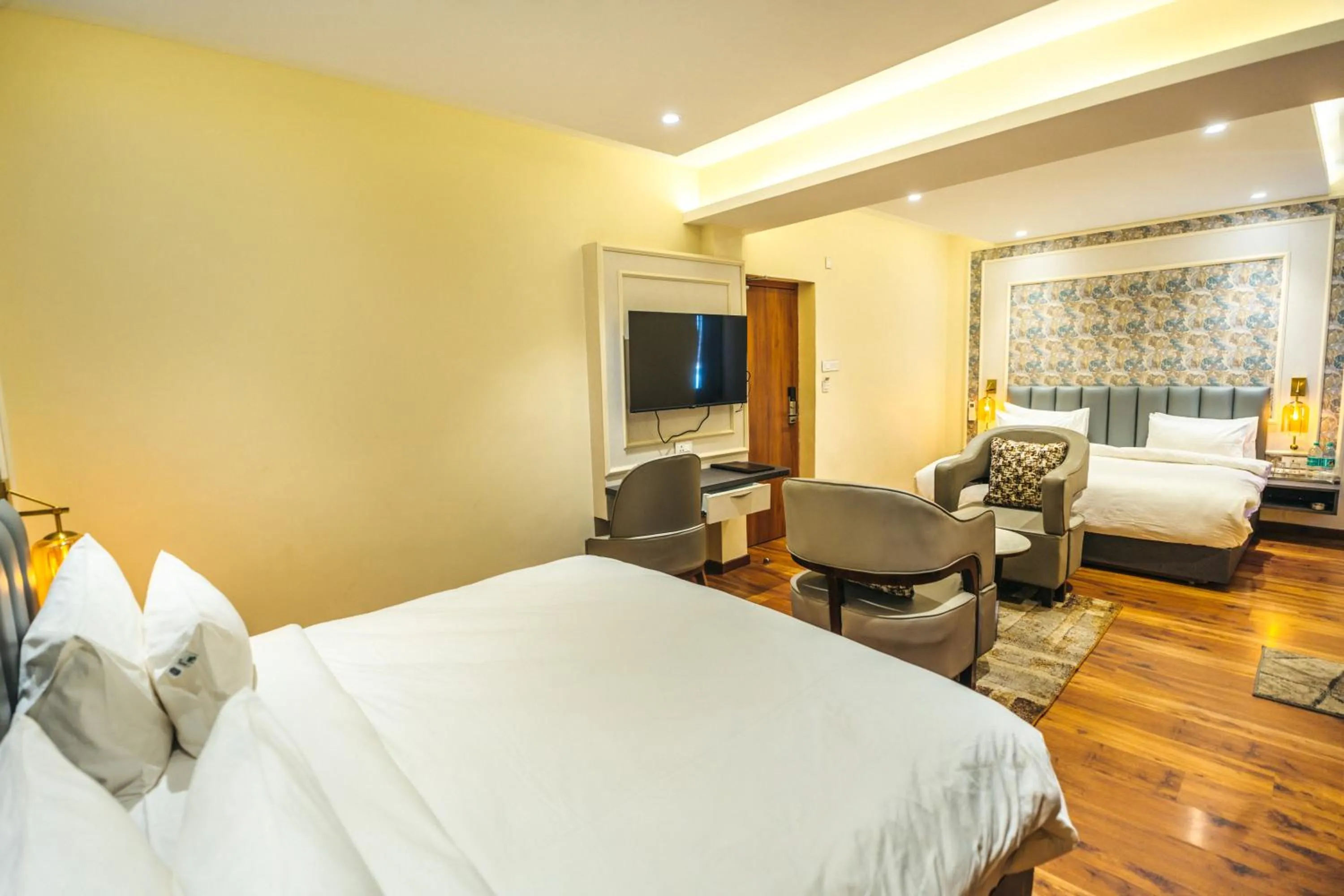 Bed in New Hotel Snow Crest