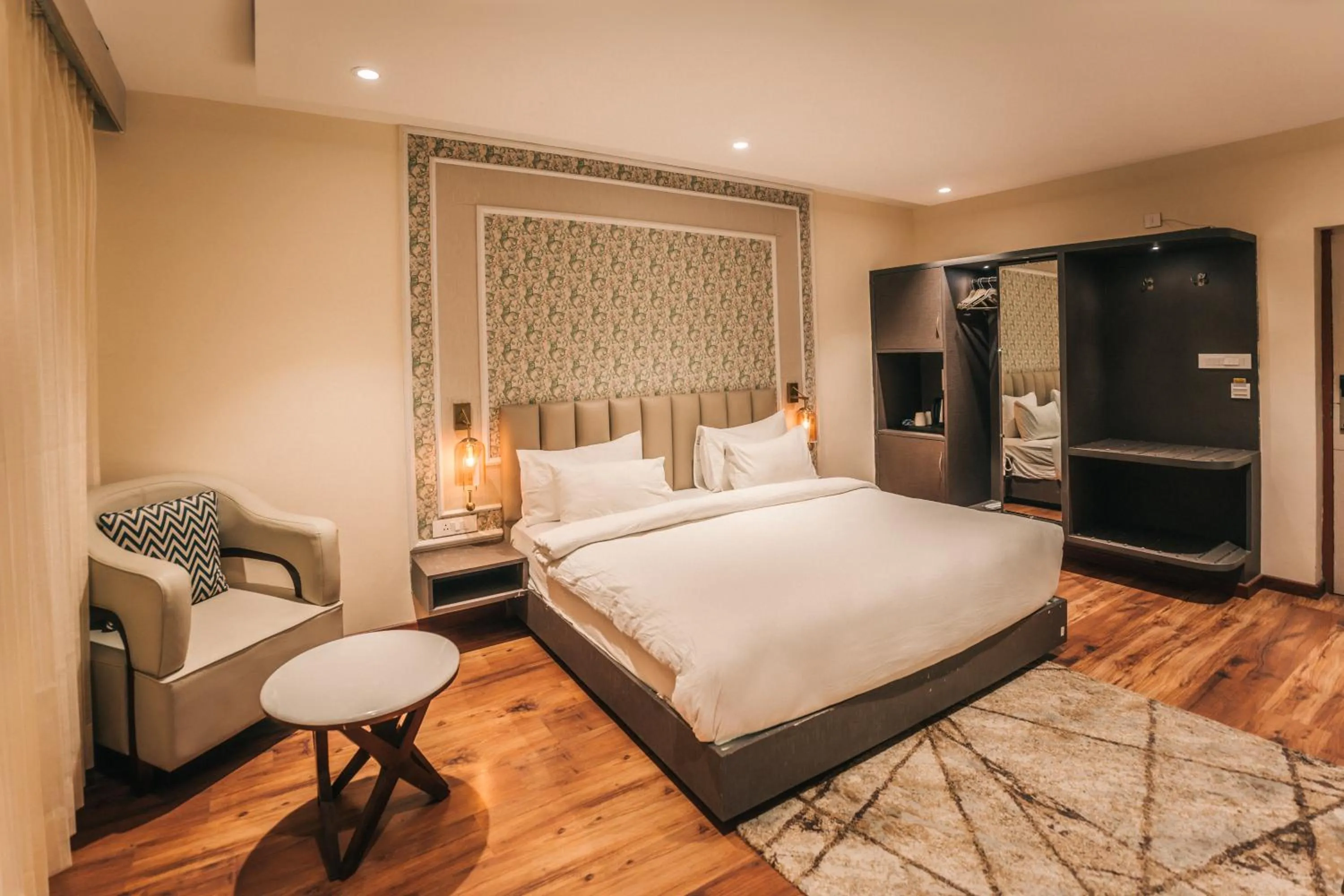 Bed in New Hotel Snow Crest