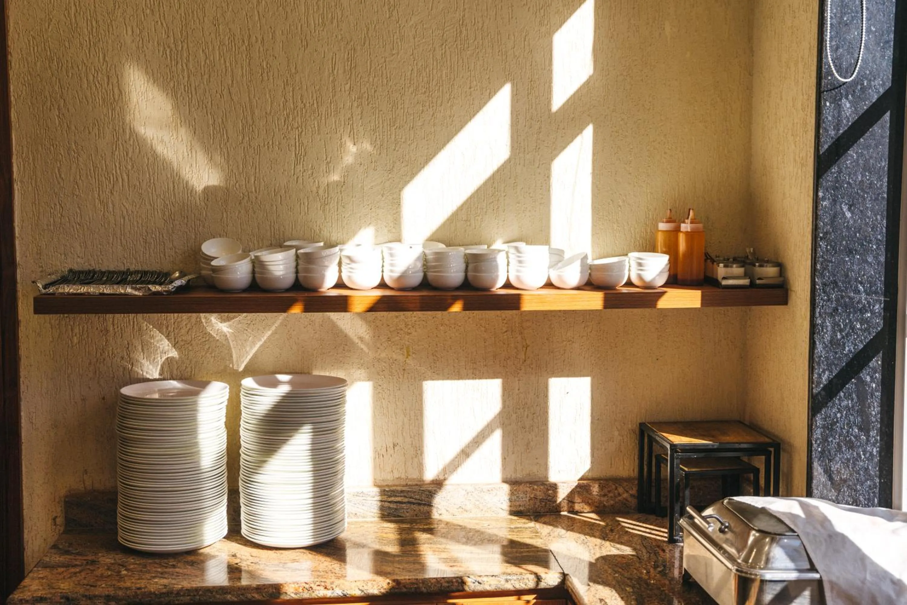 Kitchen or kitchenette in New Hotel Snow Crest