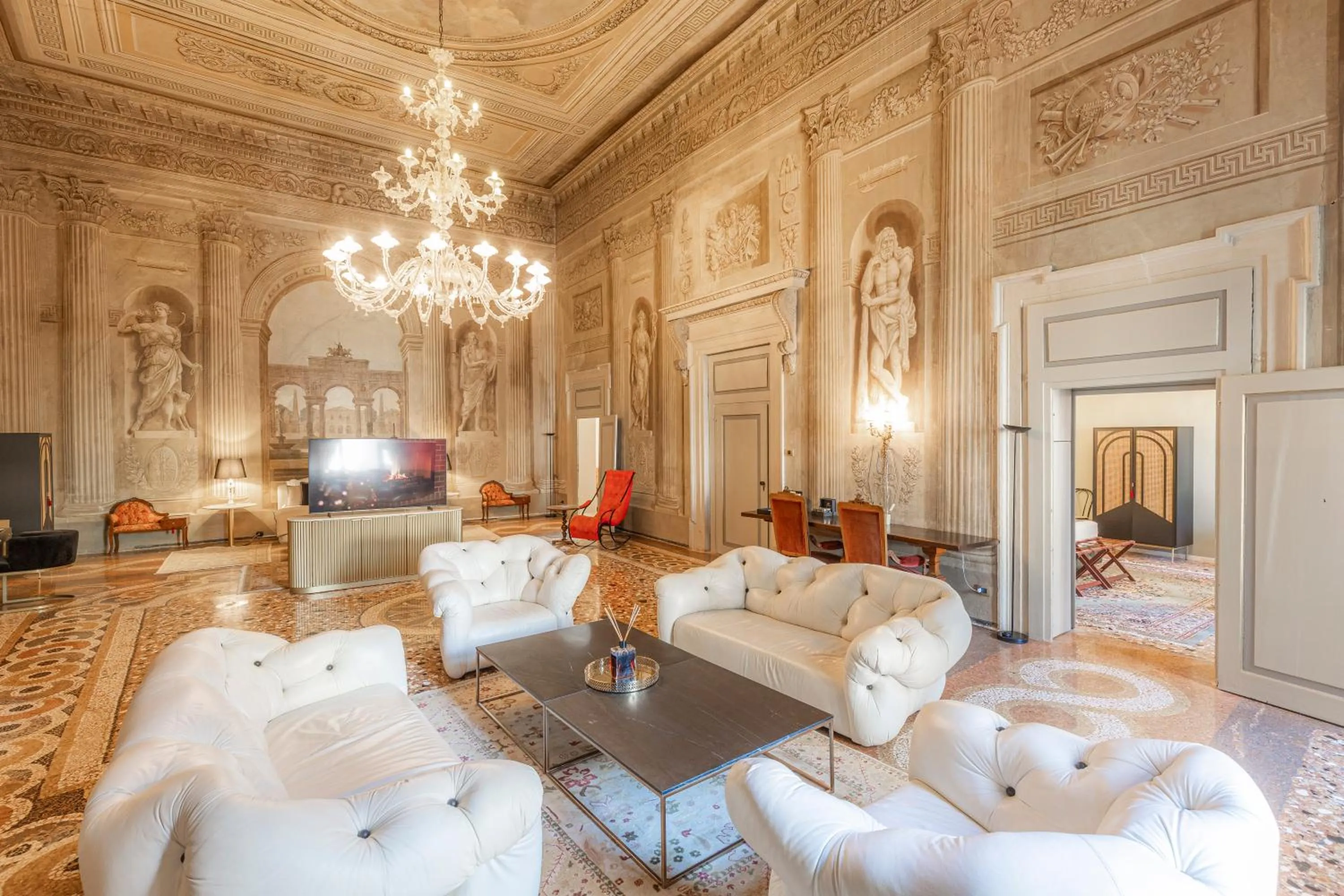 Living room in Corte Realdi - Palazzo Camozzini
