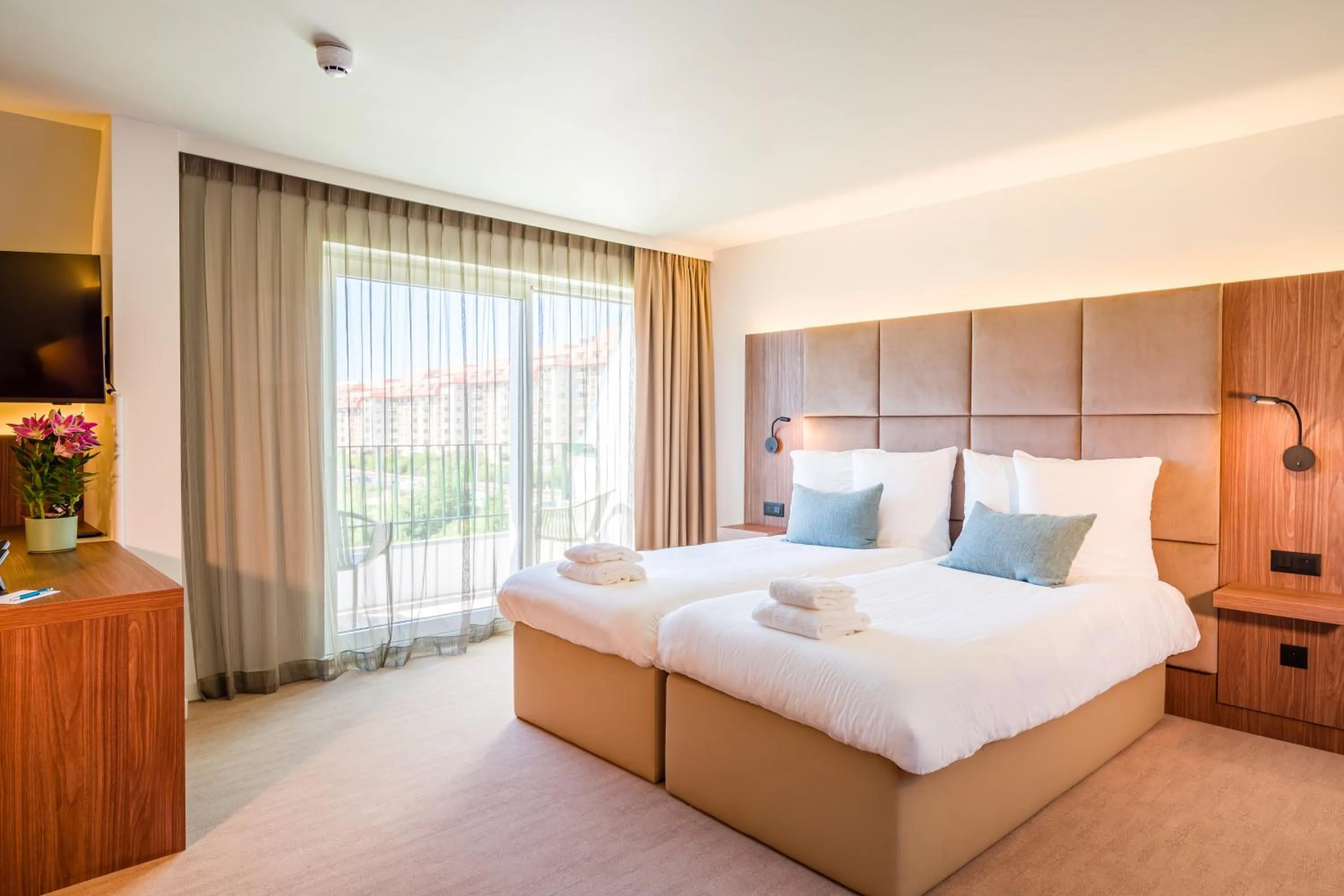 Bedroom, Bed in Dune Hotel Nieuwpoort