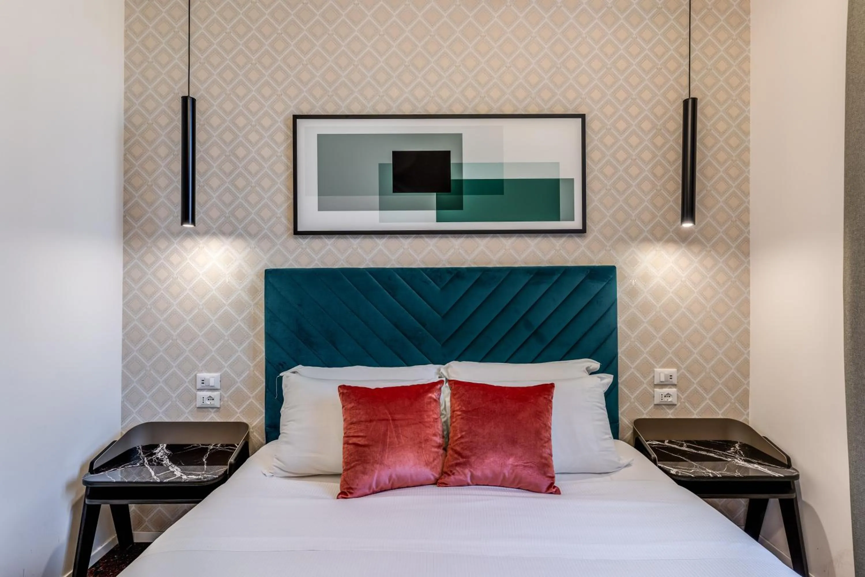 Bed in Arenula Suites