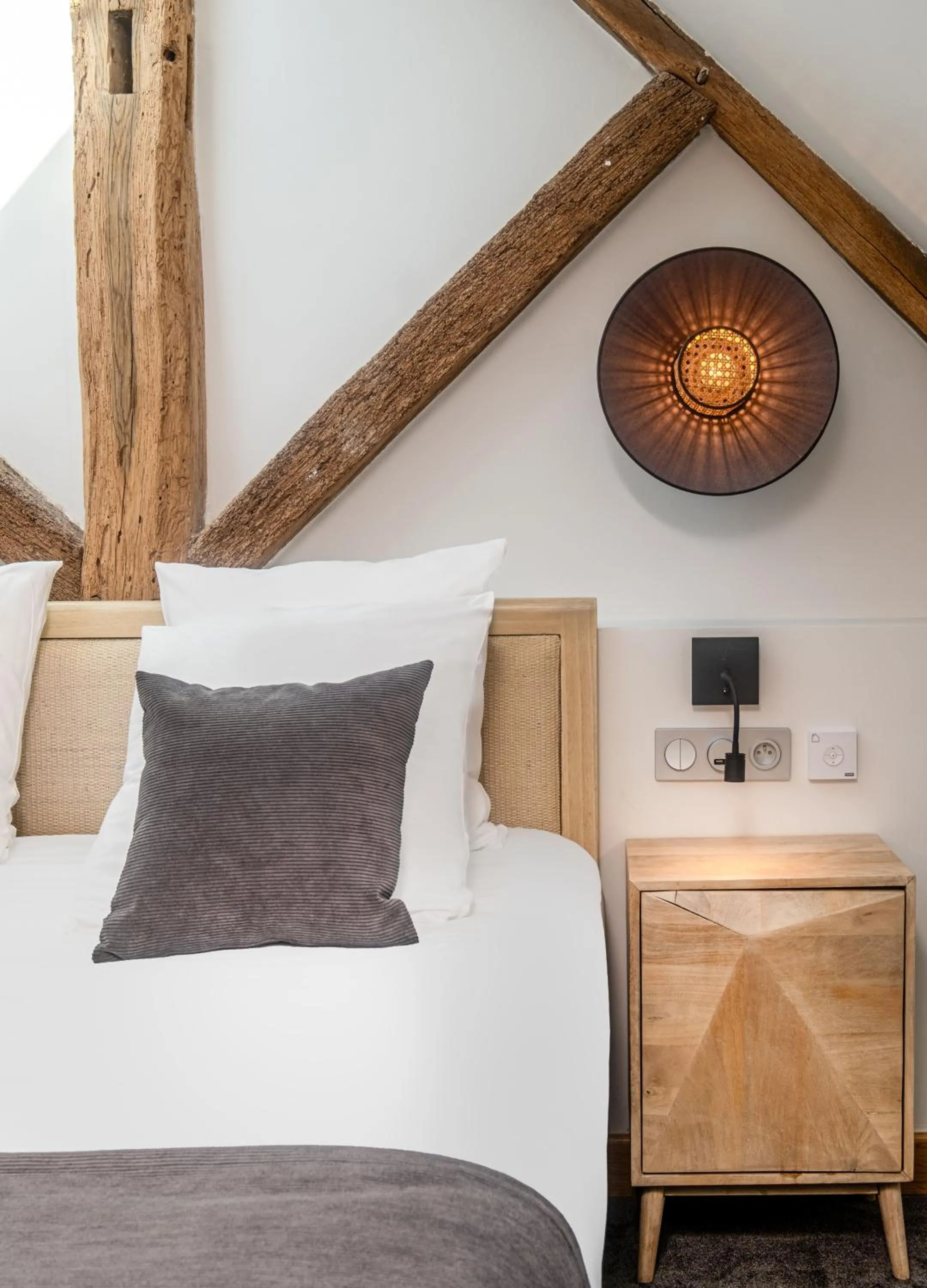 Bedroom, Bed in Domaine de la Commanderie de Ballan