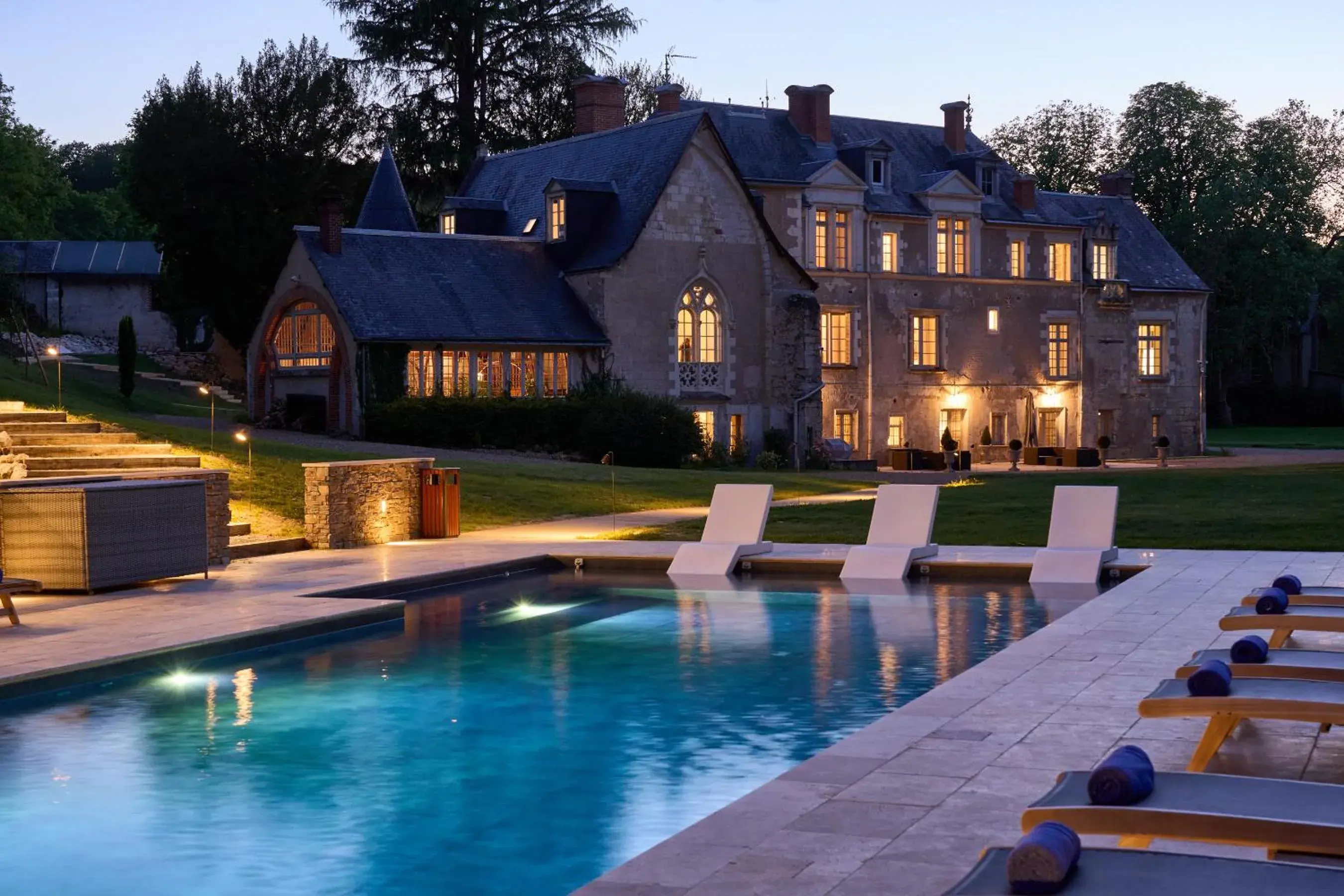 Swimming pool in Domaine de la Commanderie de Ballan Swimming pool in Domaine de la Commanderie de Ballan