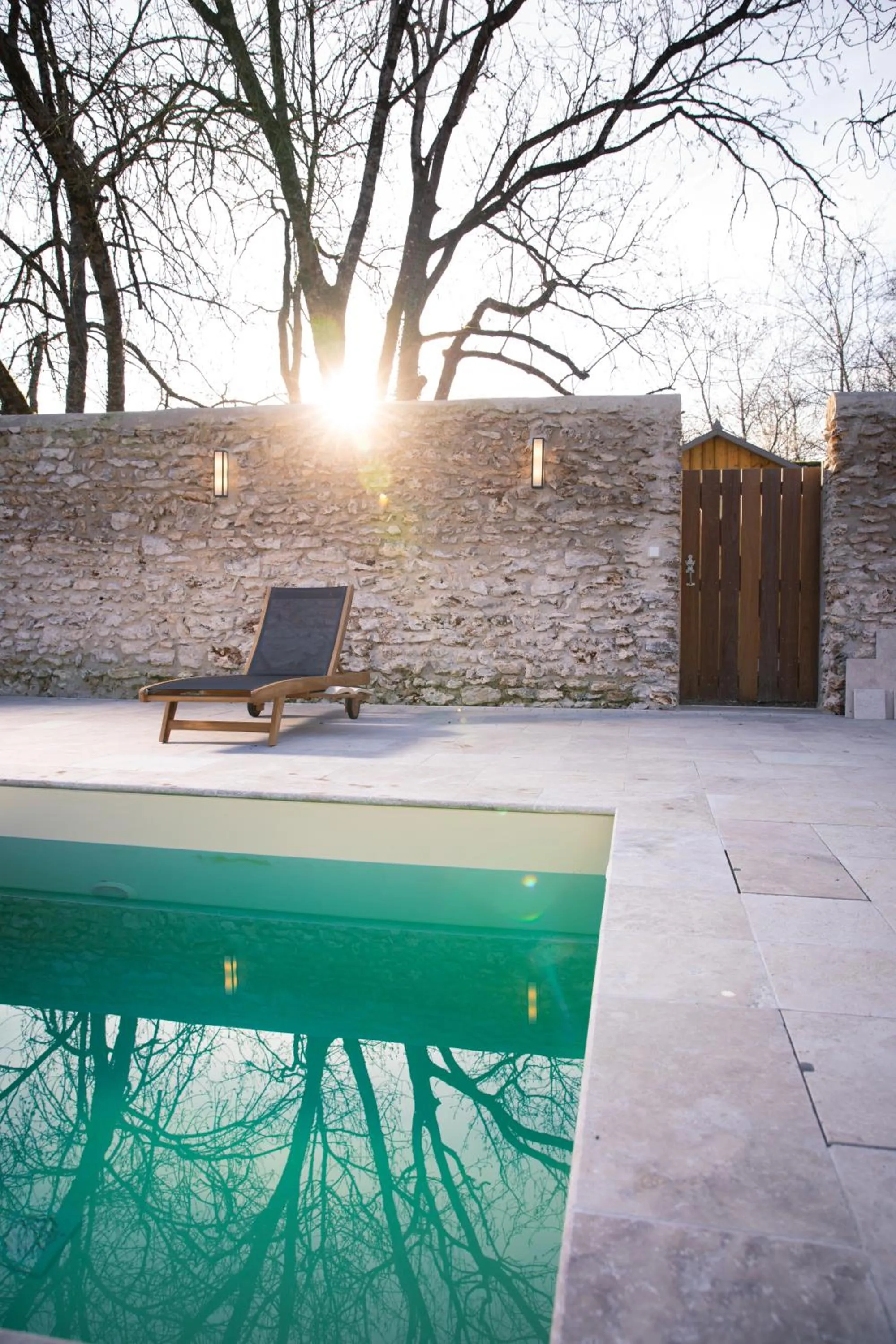 Swimming pool in Domaine de la Commanderie de Ballan