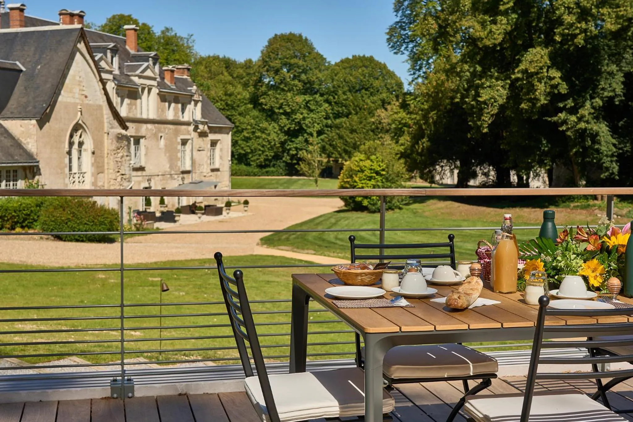 Patio in Domaine de la Commanderie de Ballan