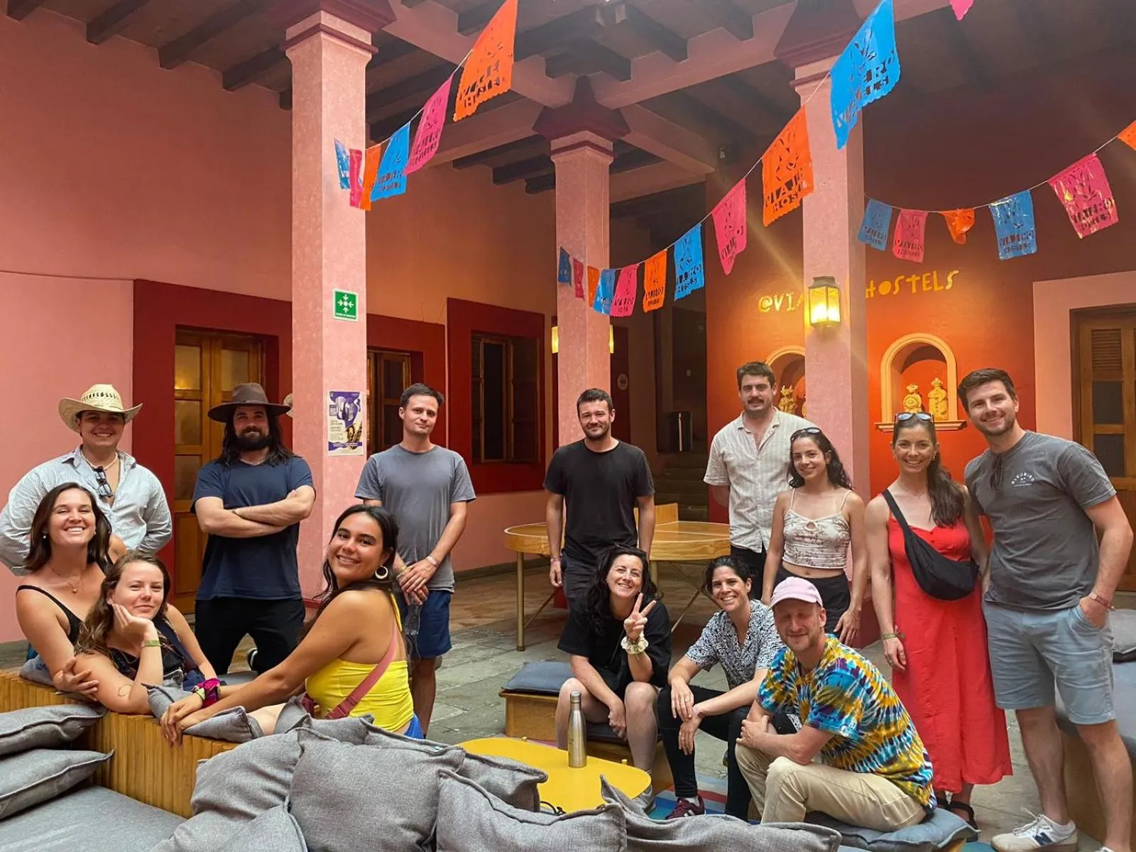 People in Viajero Oaxaca Hostel