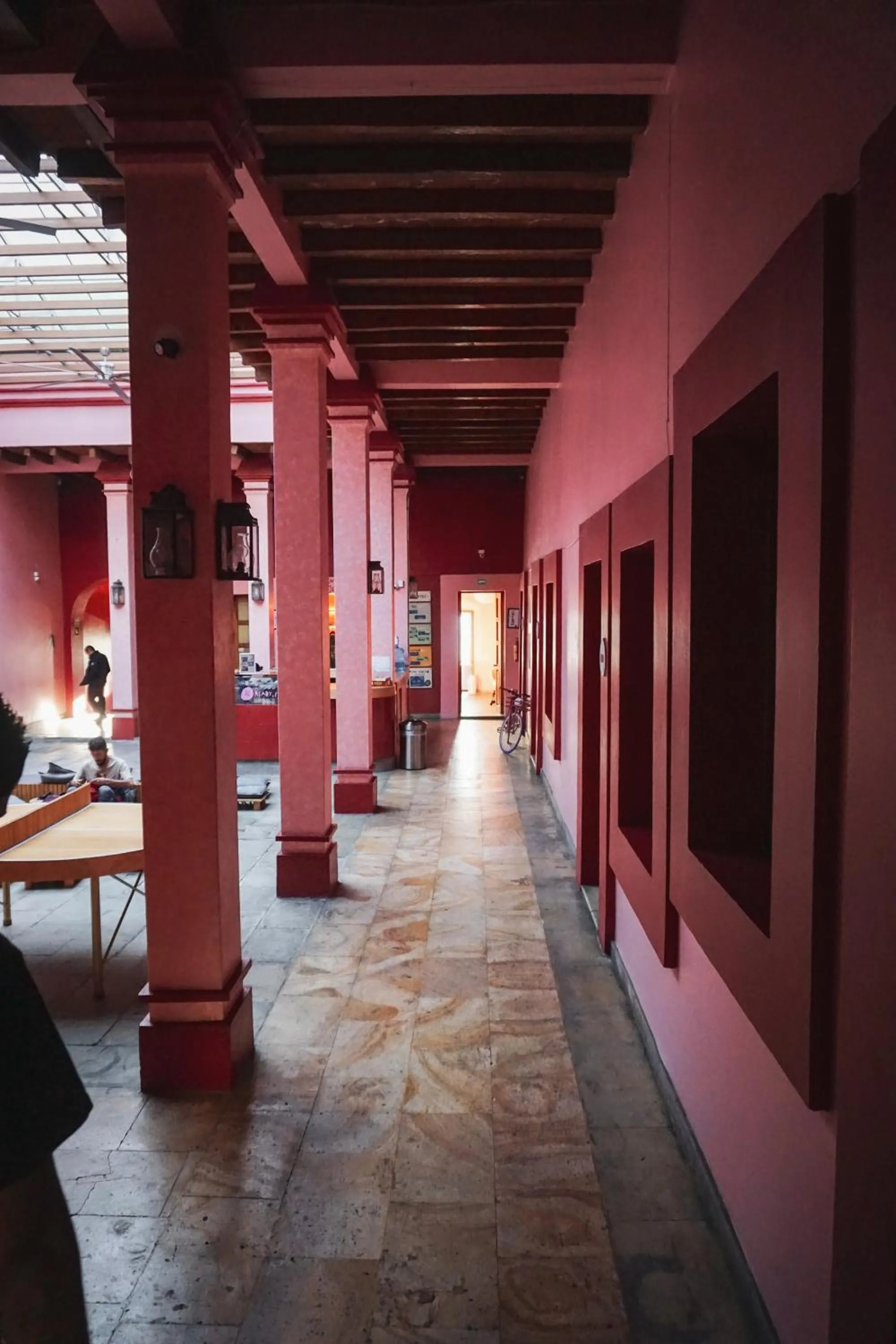 Facade/entrance in Viajero Oaxaca Hostel
