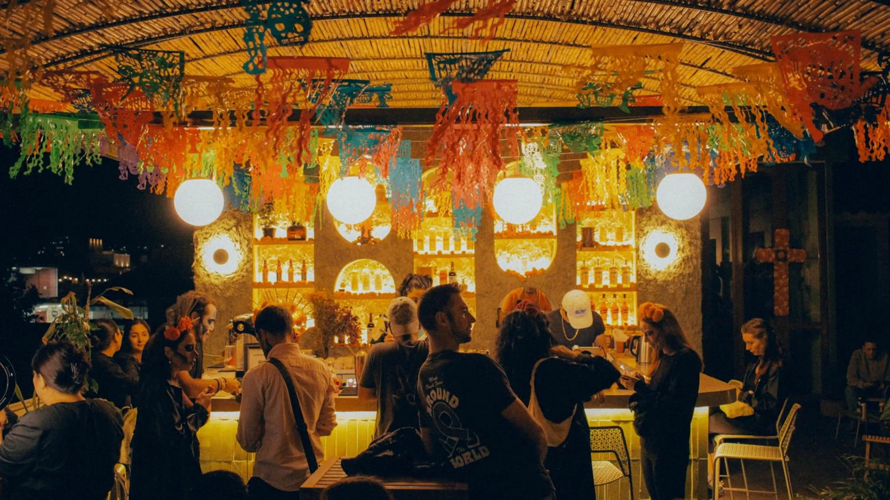 Balcony/Terrace in Viajero Oaxaca Hostel