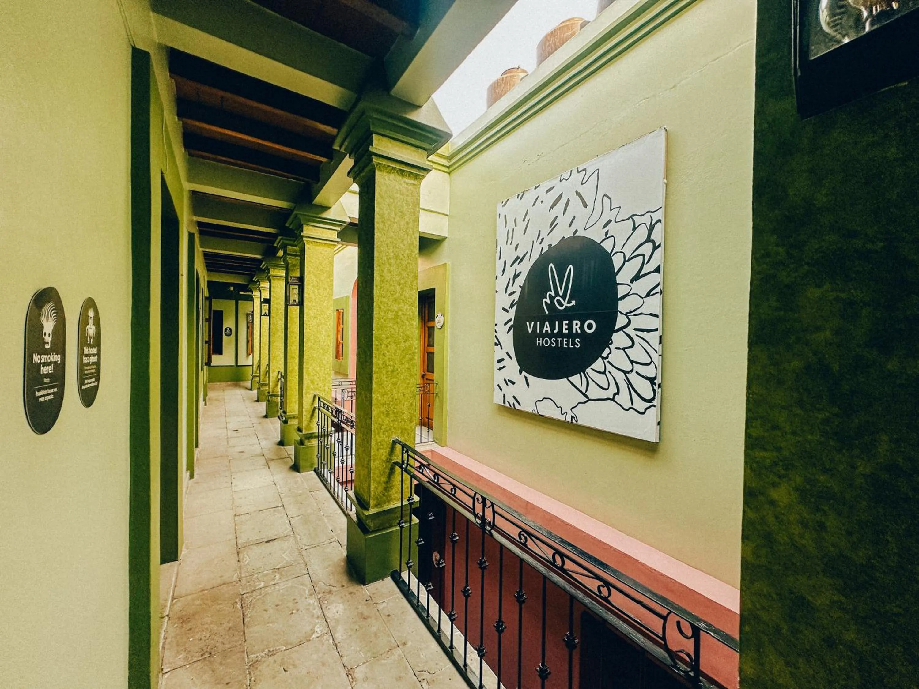 Property logo or sign in Viajero Oaxaca Hostel