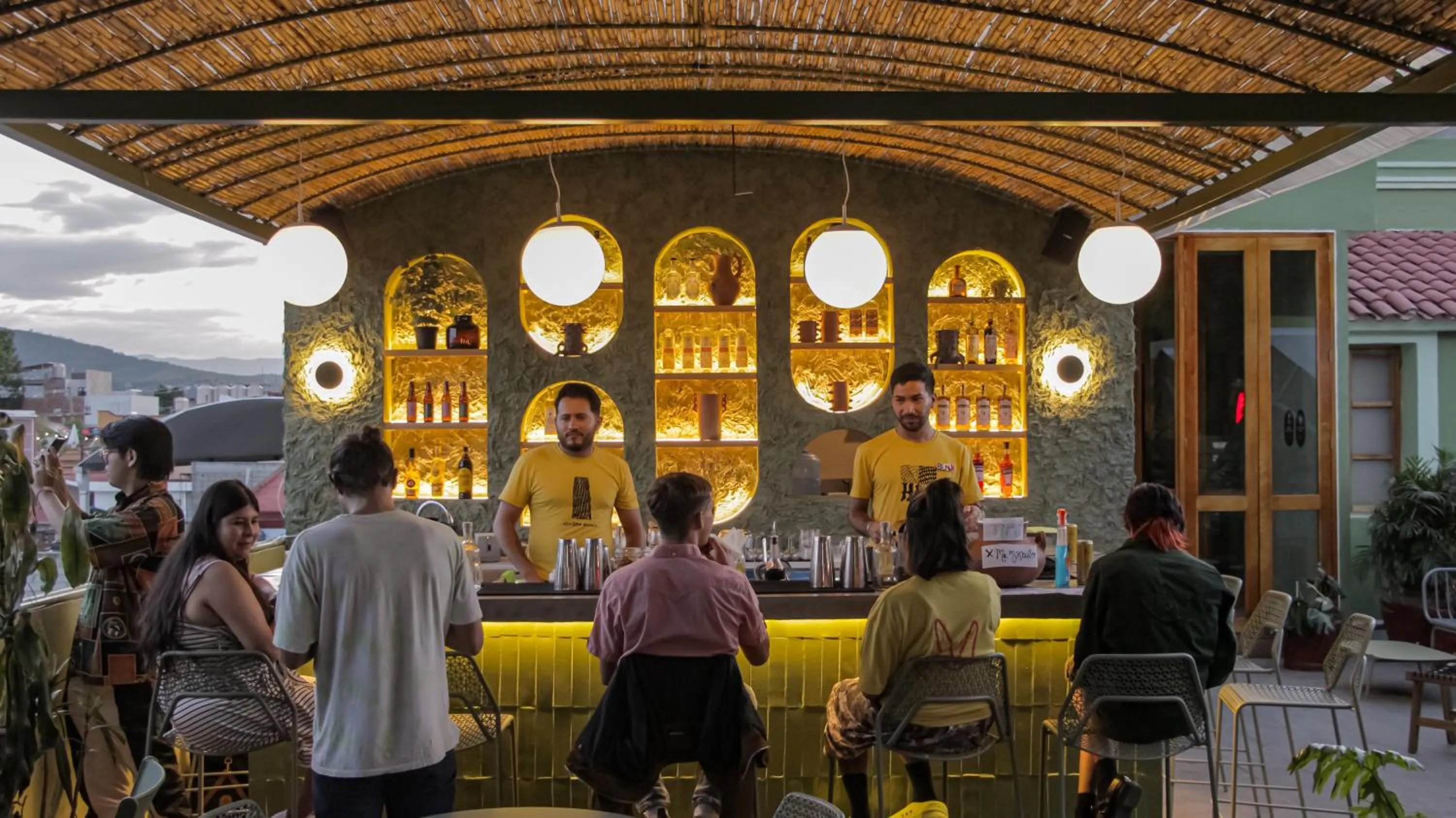 Lounge or bar in Viajero Oaxaca Hostel