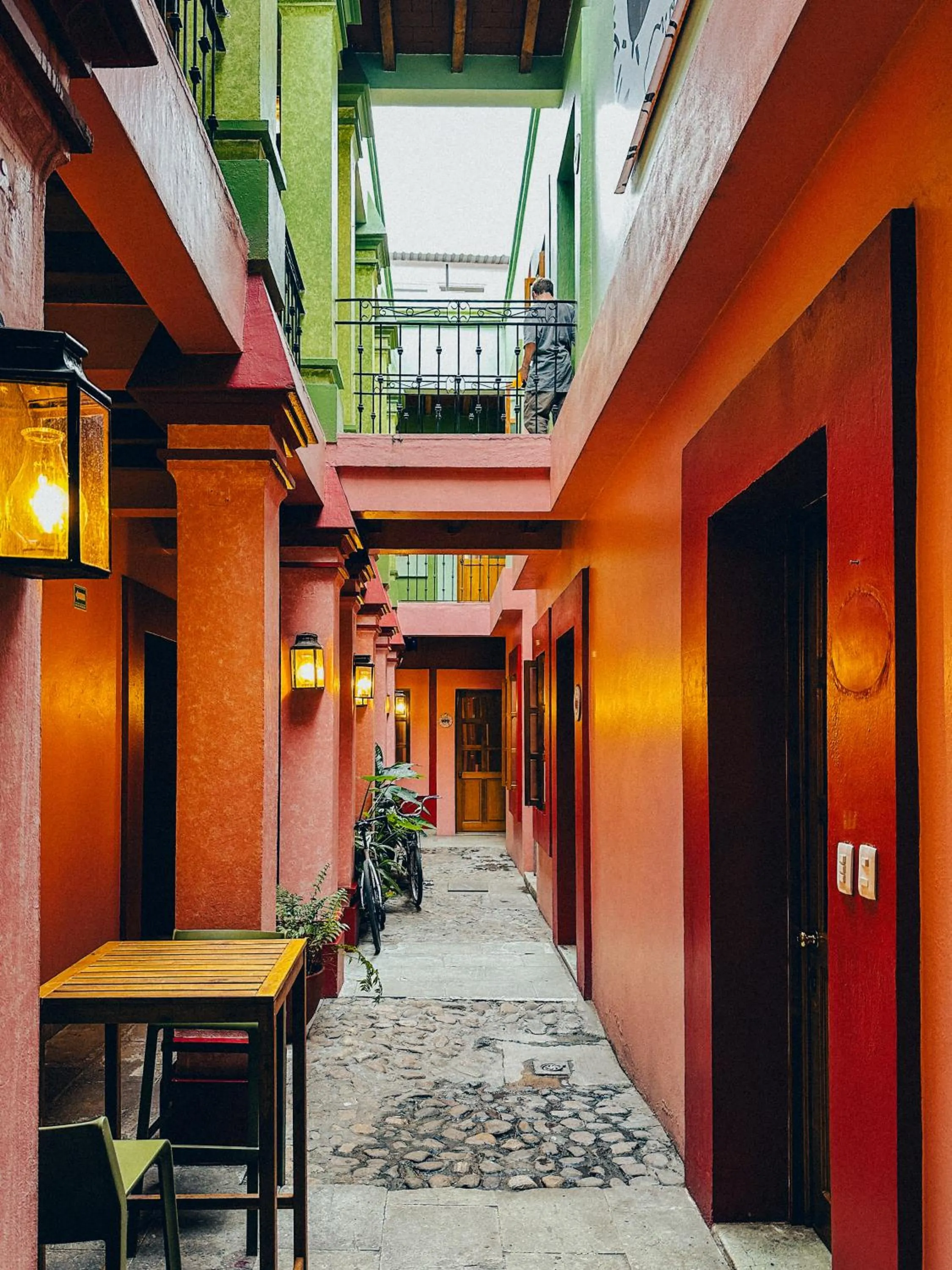 Property building in Viajero Oaxaca Hostel