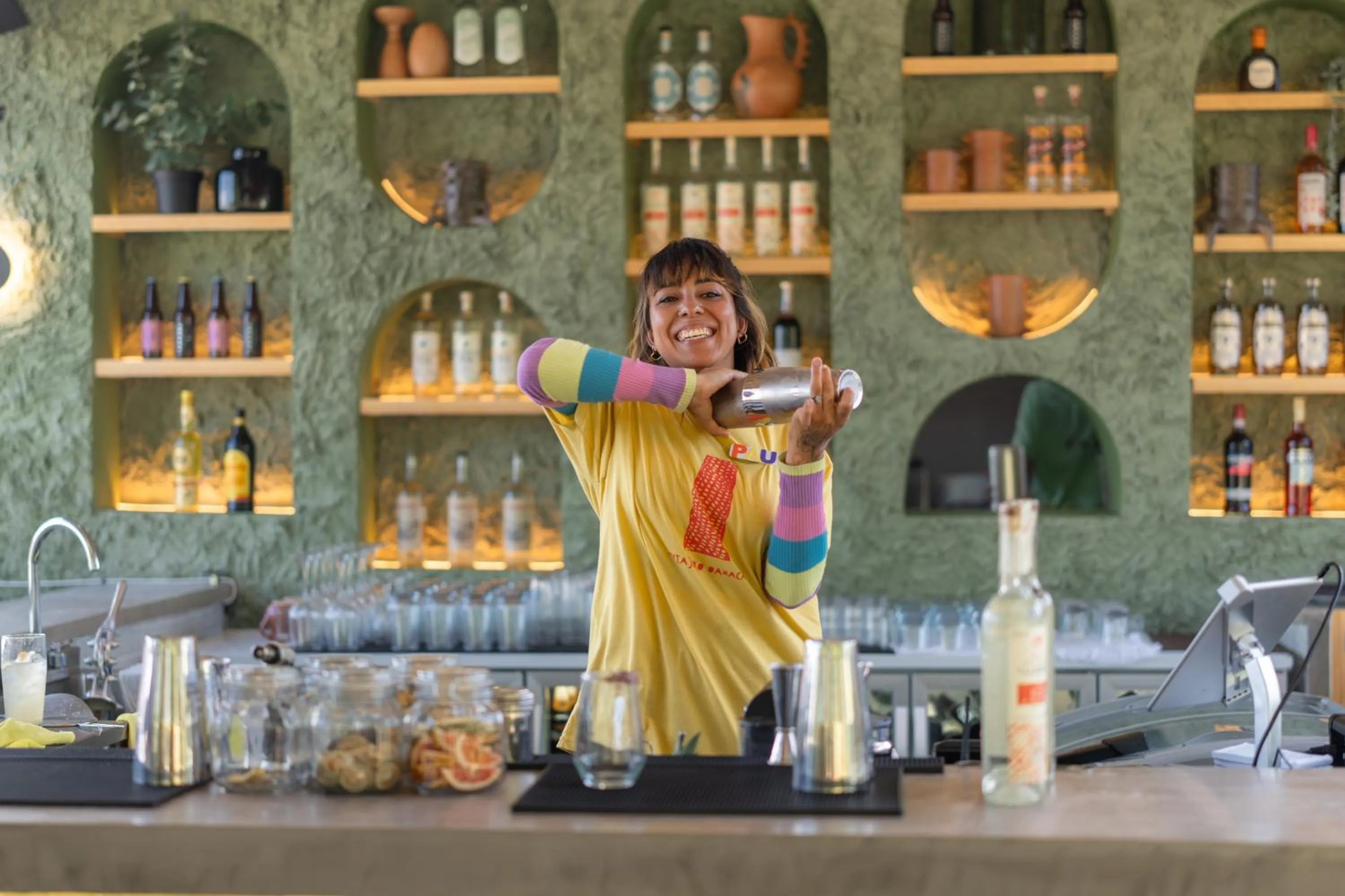 Balcony/Terrace in Viajero Oaxaca Hostel