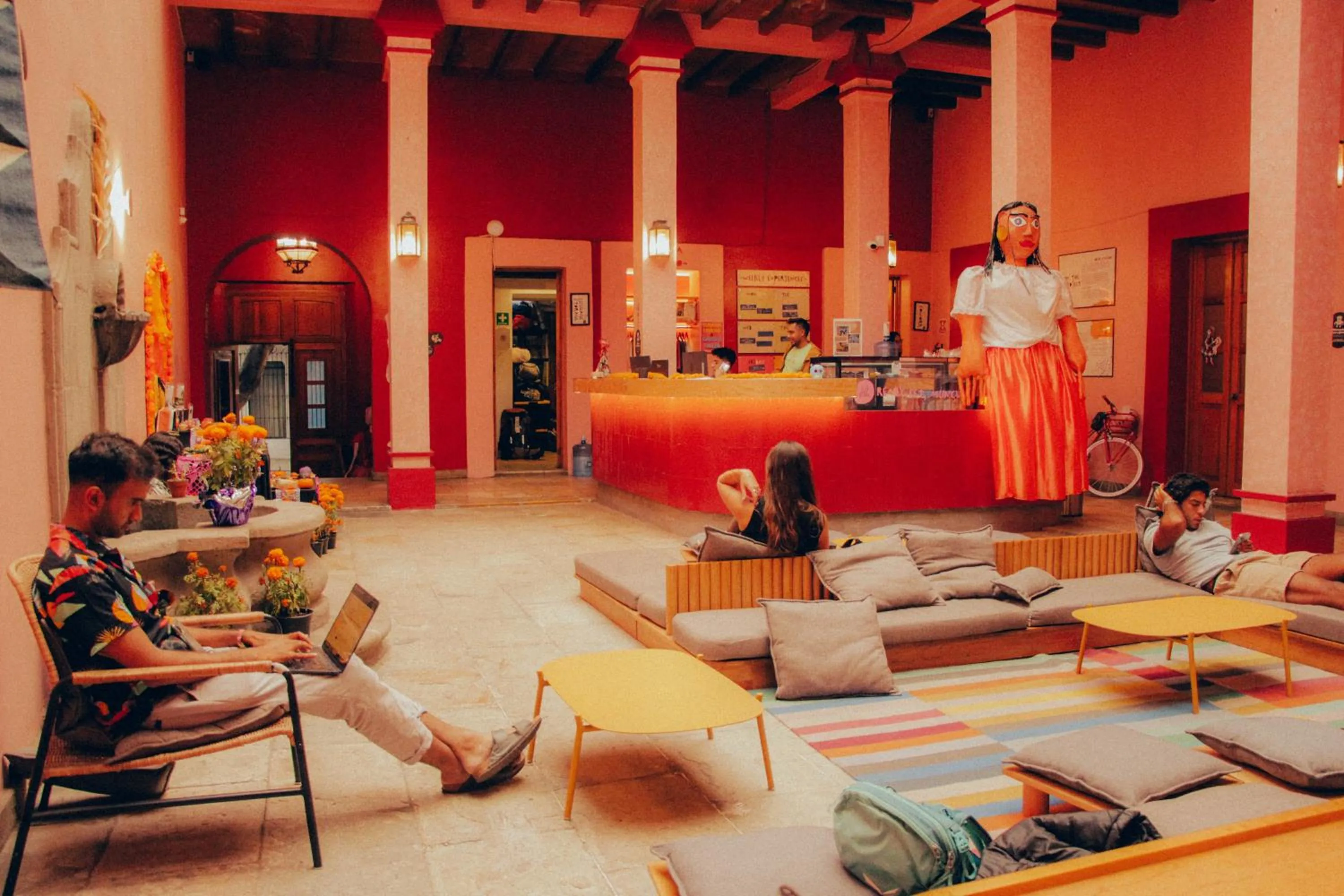 People in Viajero Oaxaca Hostel