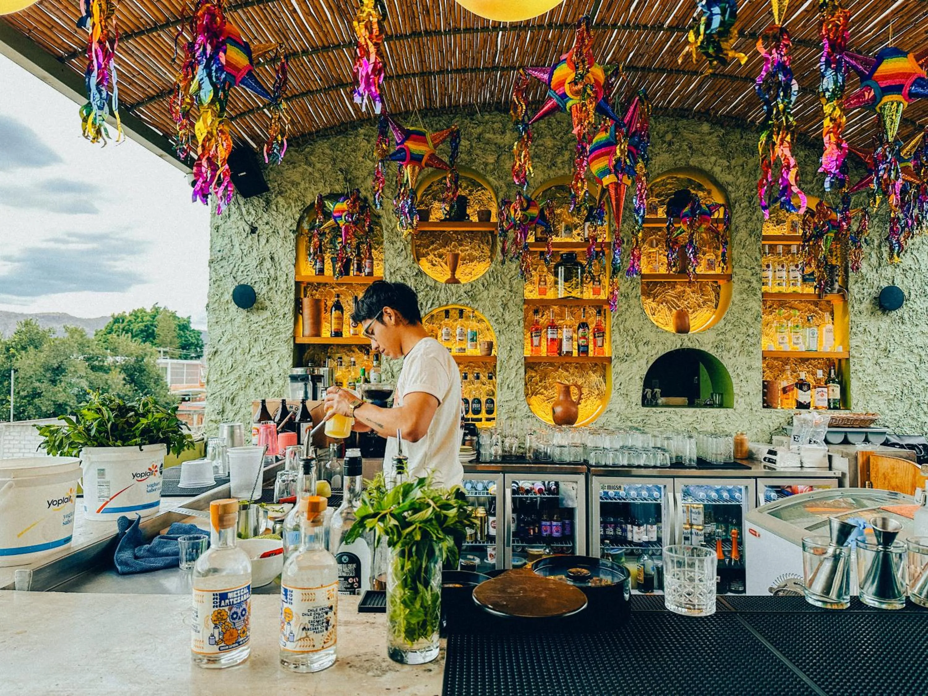 Restaurant/places to eat in Viajero Oaxaca Hostel