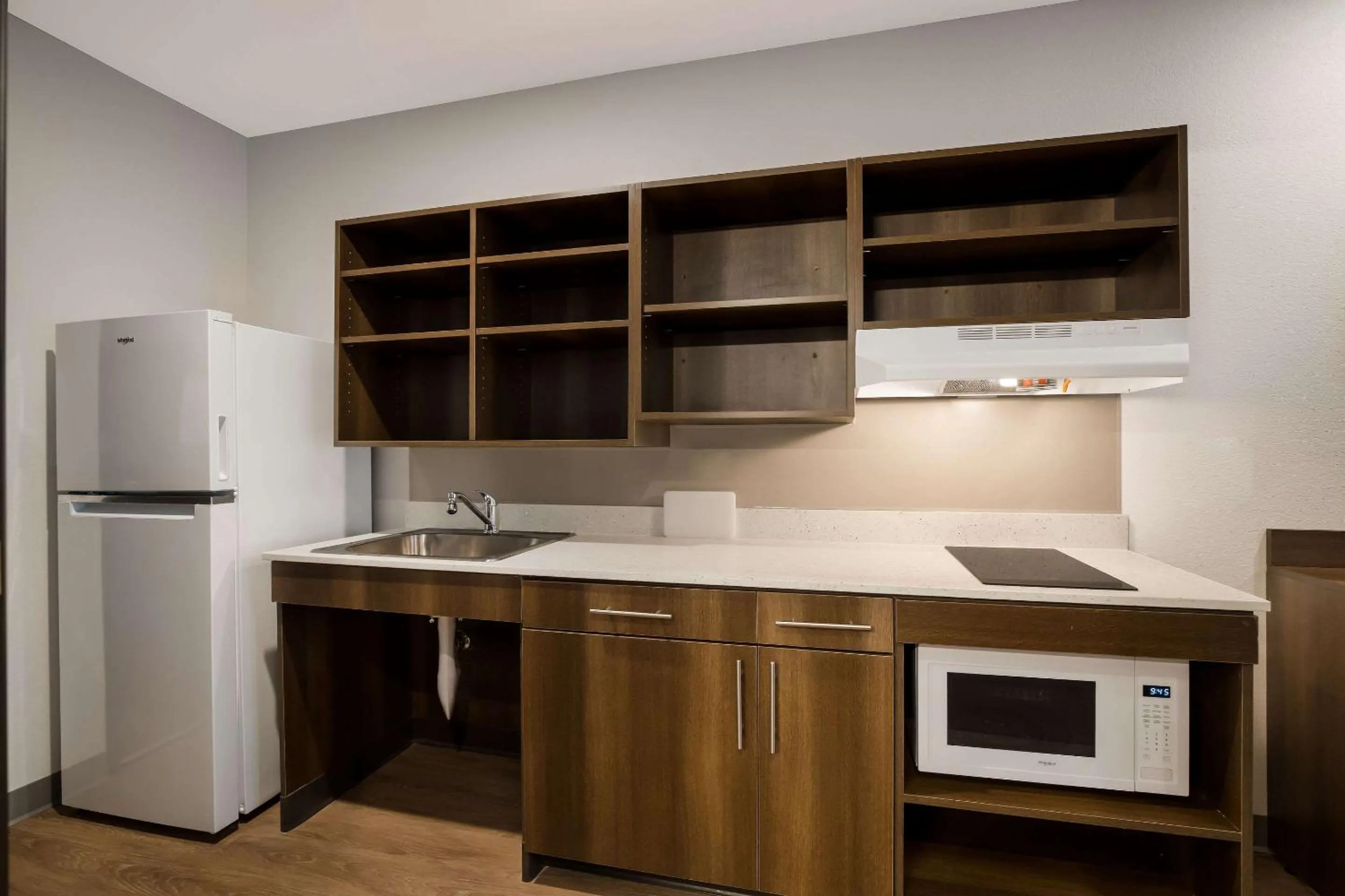 Kitchen or kitchenette in WoodSpring Suites Moreno Valley