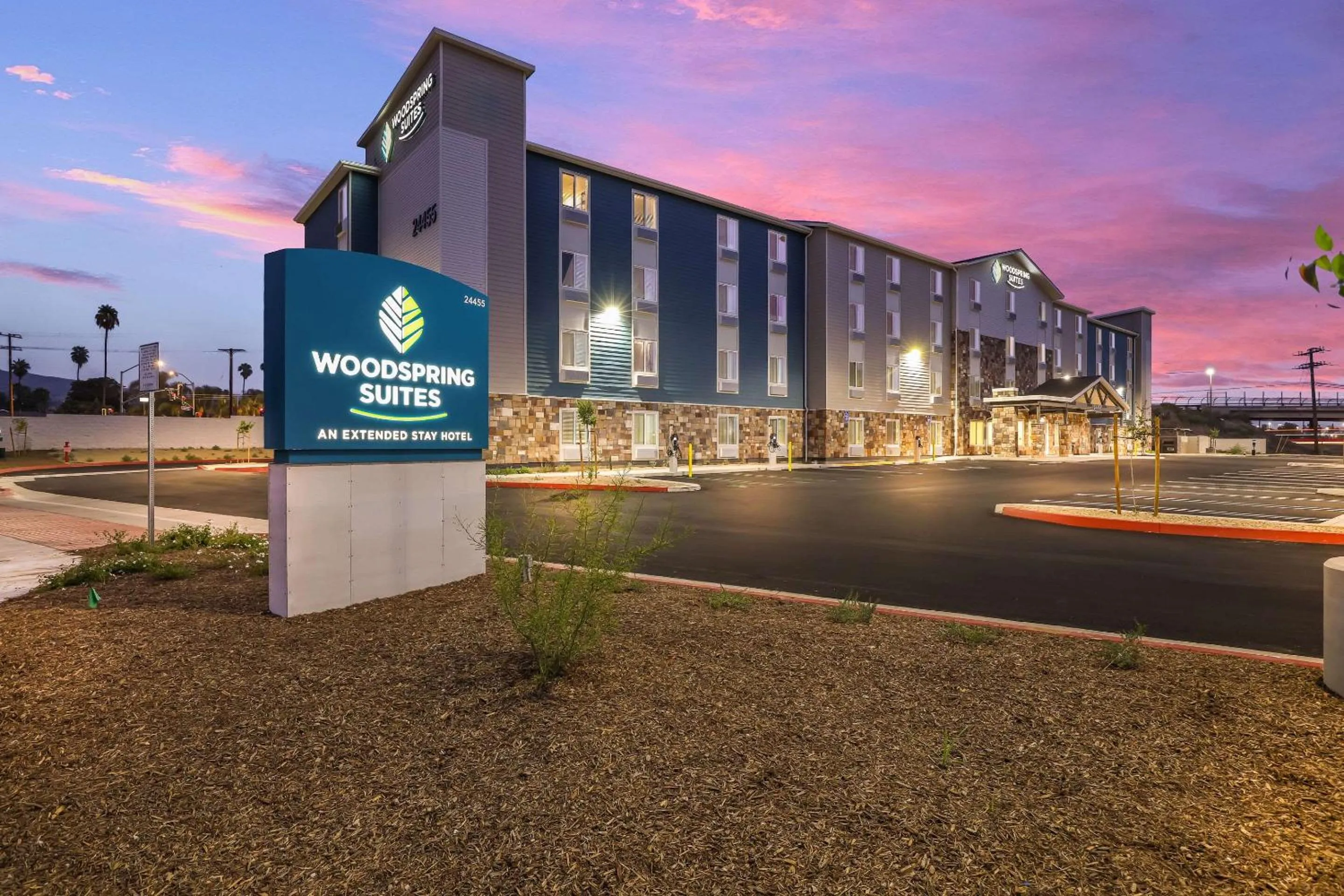 Property building in WoodSpring Suites Moreno Valley