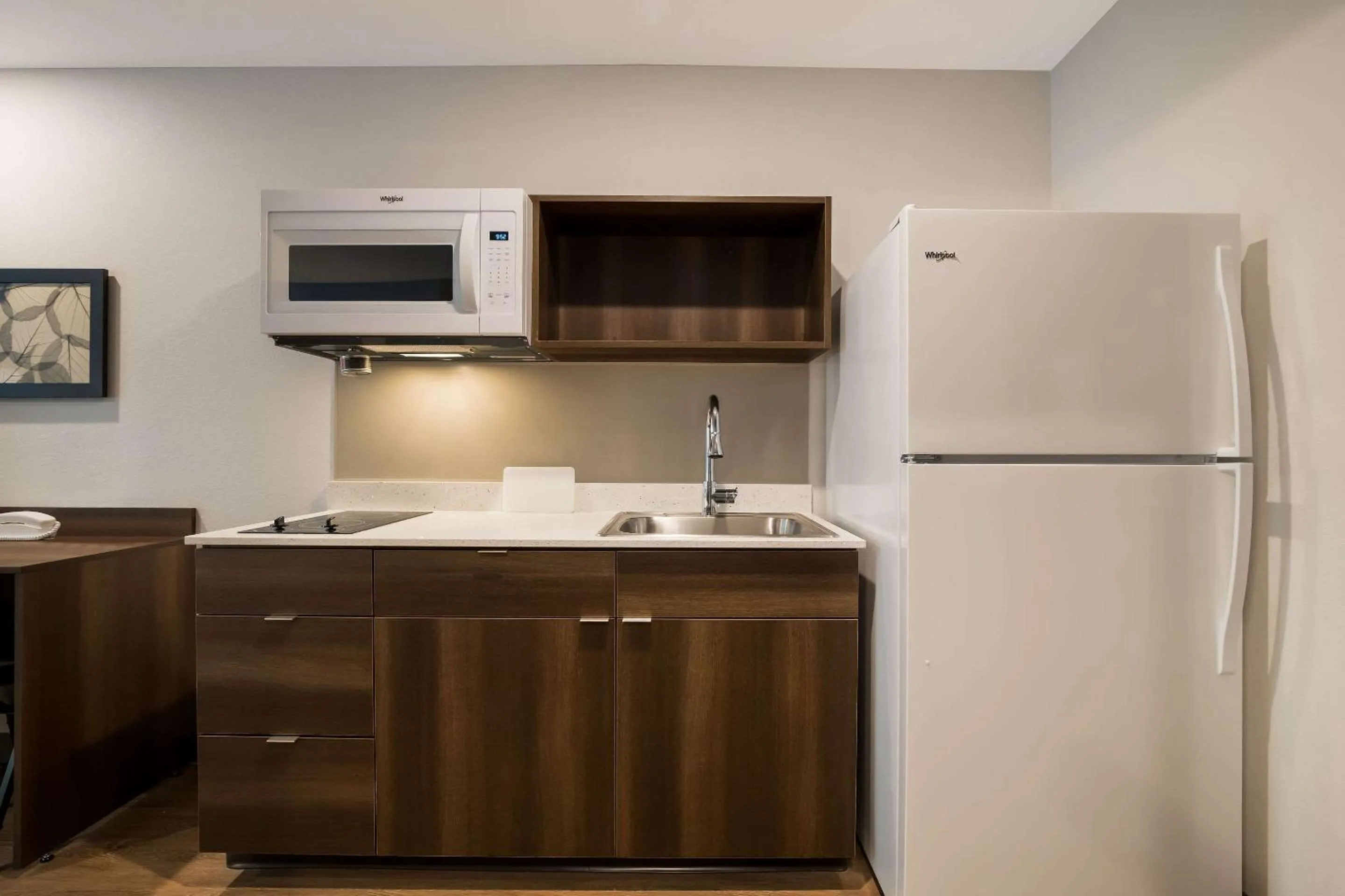 Kitchen or kitchenette in WoodSpring Suites Moreno Valley