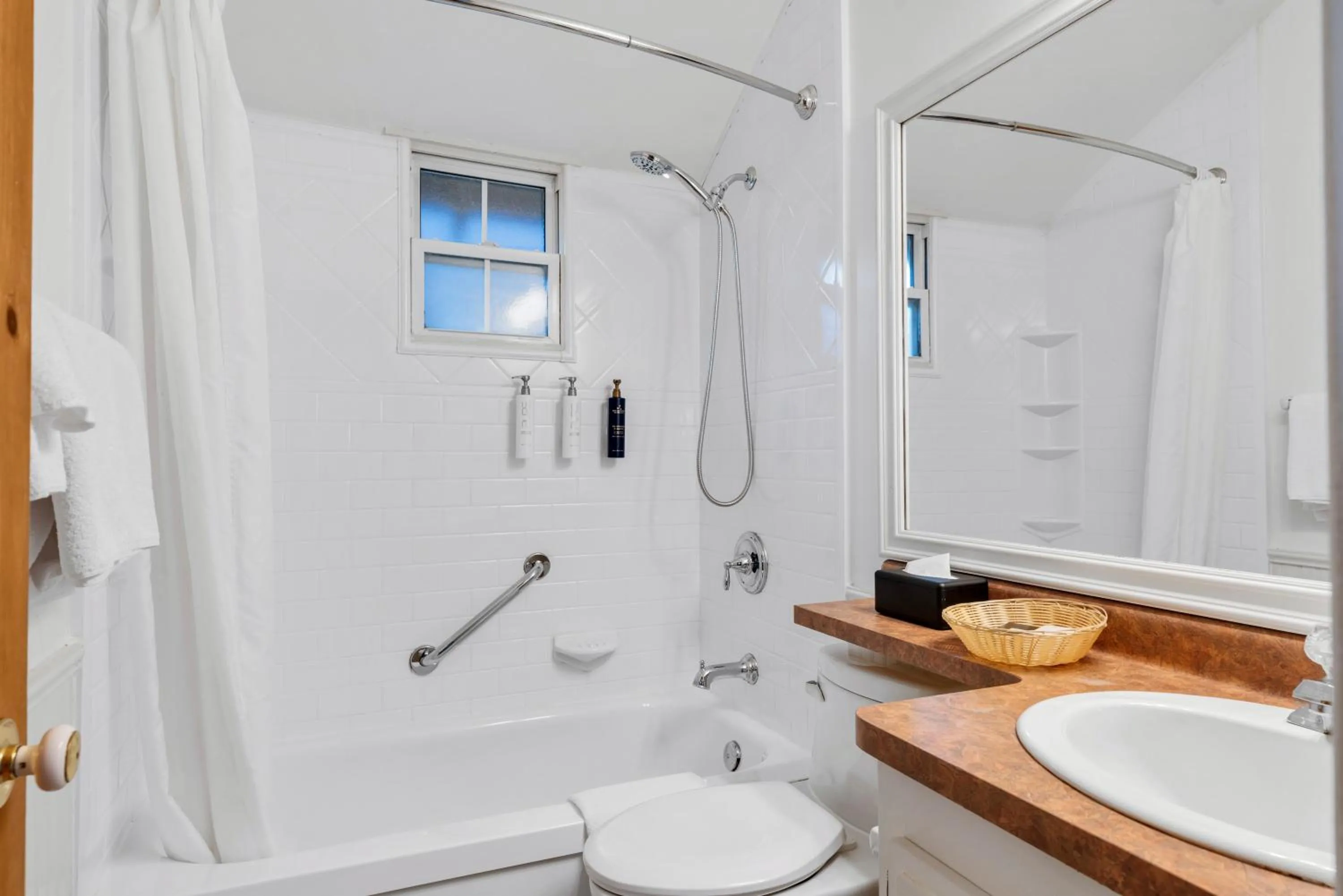 Shower in White Point Beach Resort