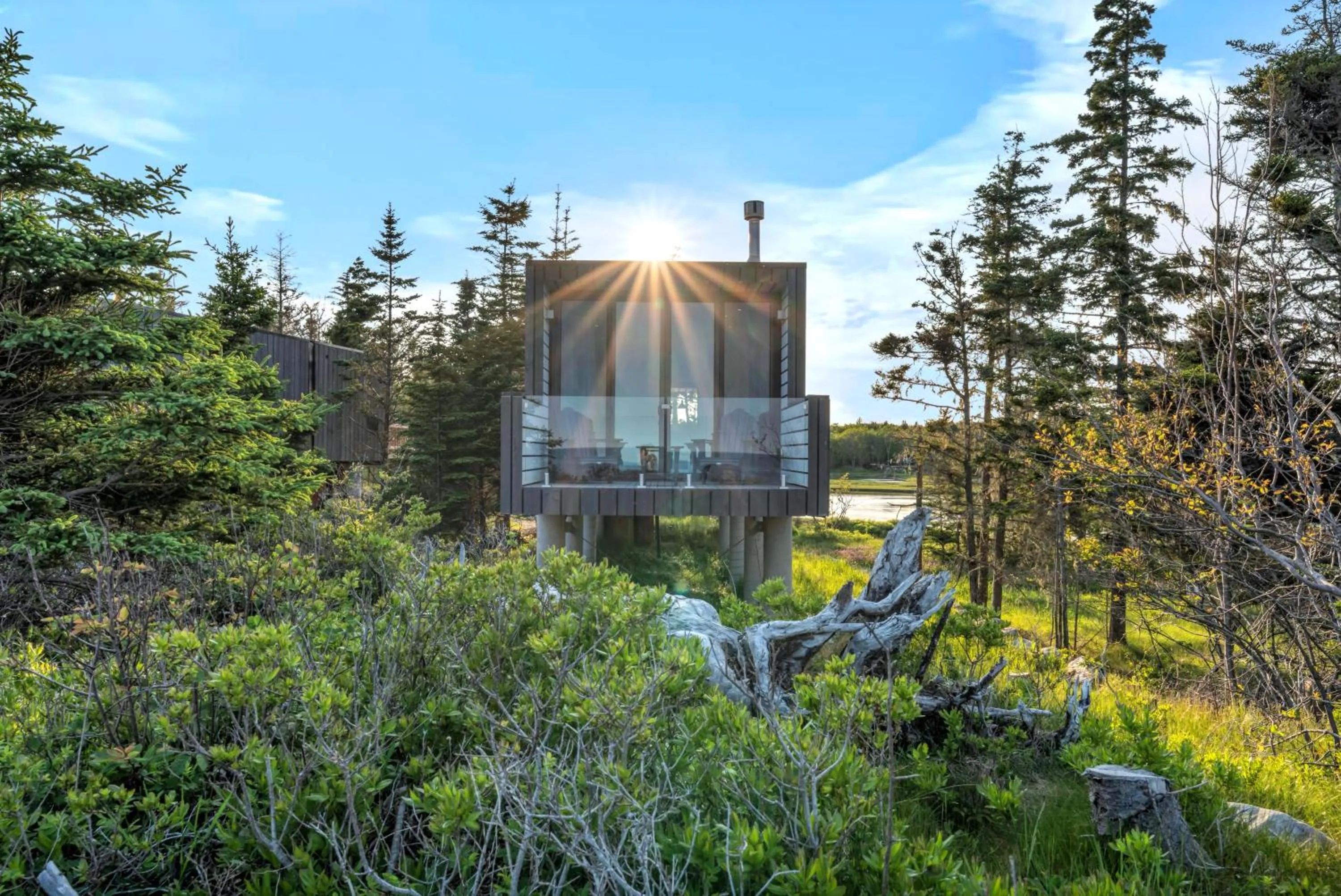 Bird's eye view in White Point Beach Resort