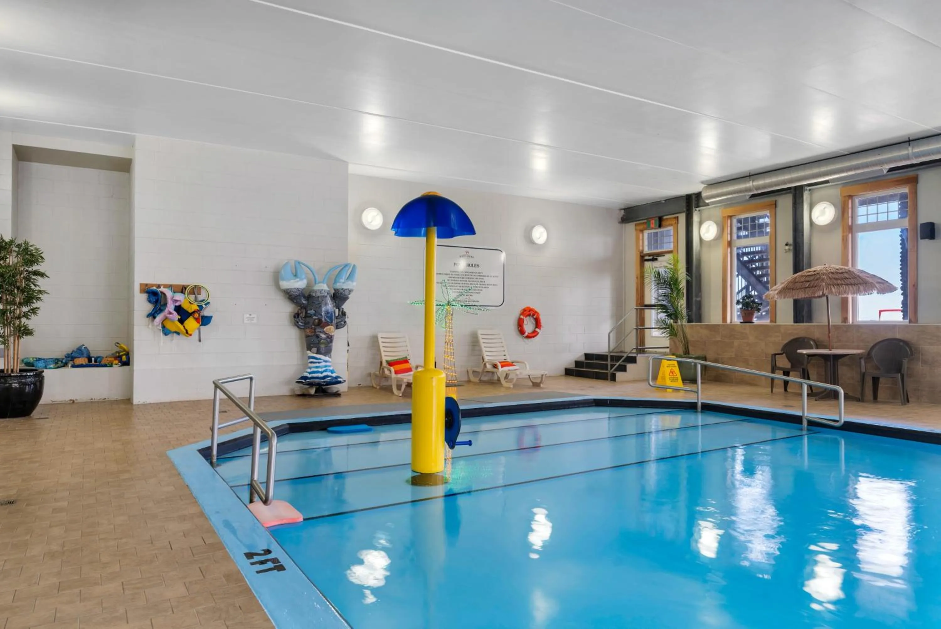 Swimming pool in White Point Beach Resort