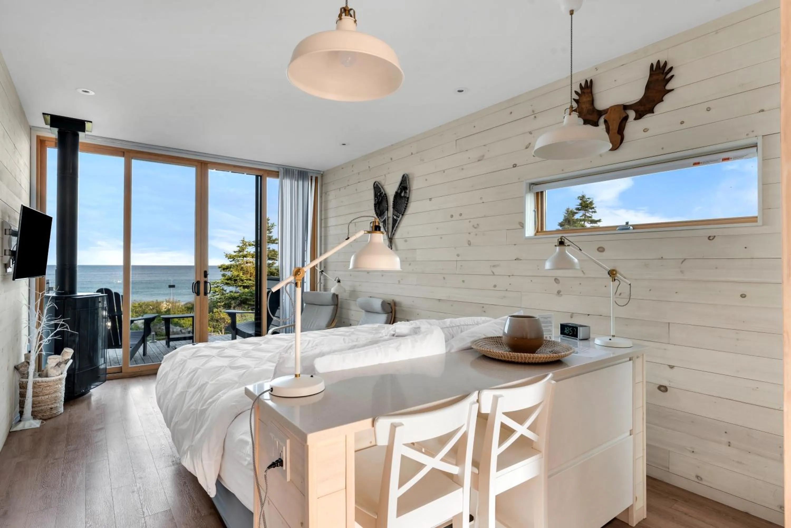 Bed in White Point Beach Resort